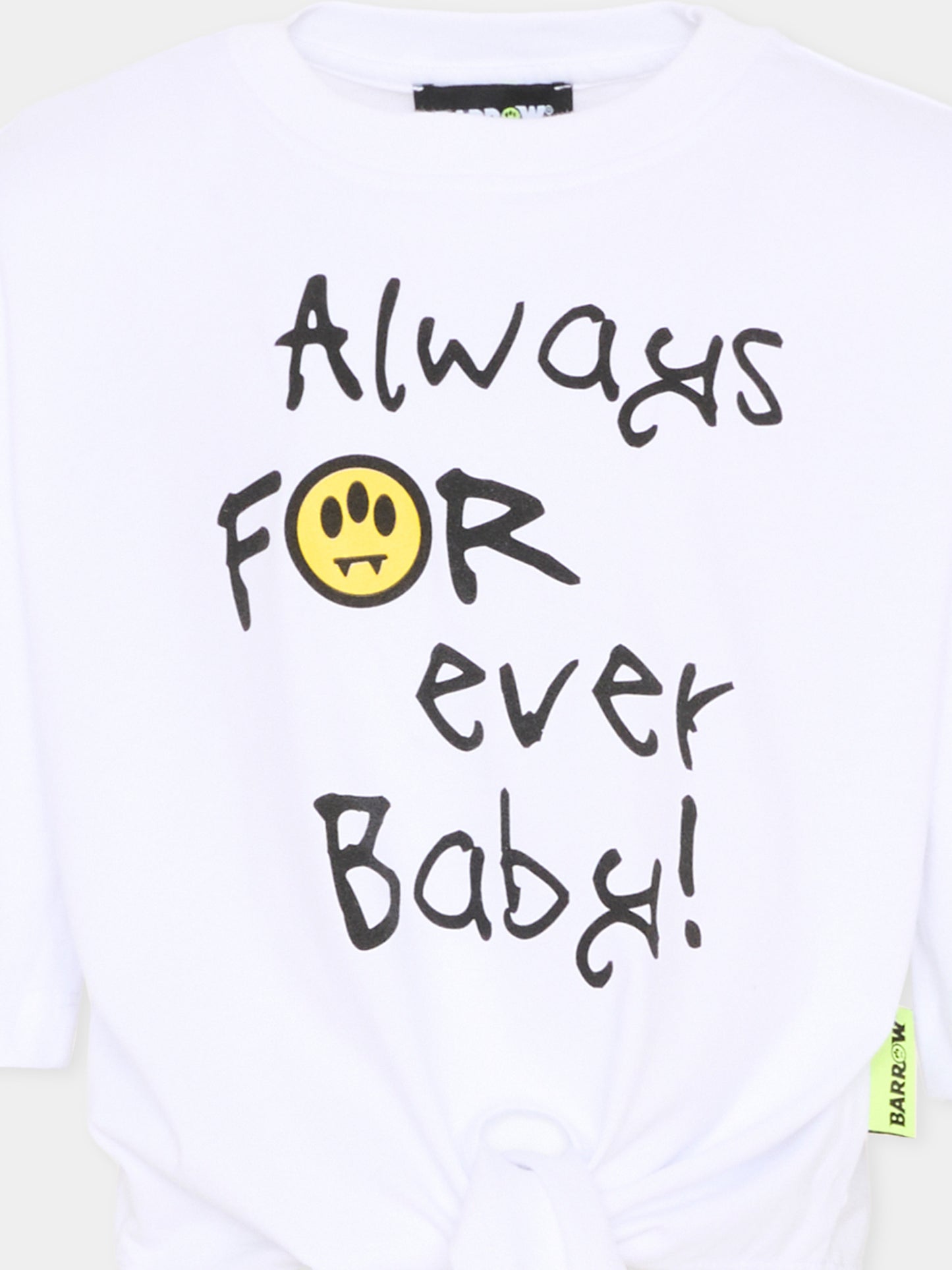 T-Shirt bianca per bambina con Teddy Bear,Barrow,S6BKJGTH140 002