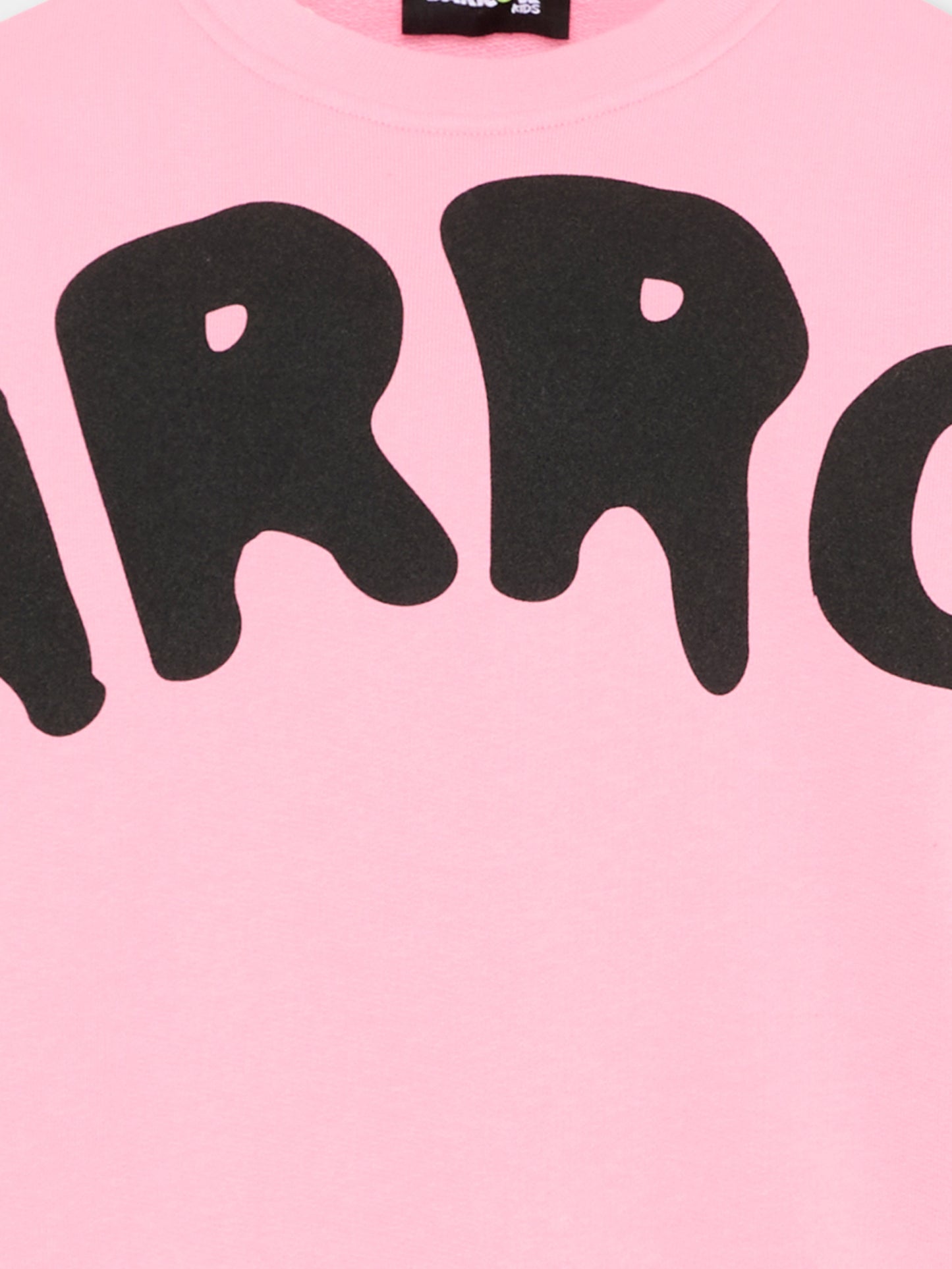 Felpa rosa Barrow per bambina logo,Barrow,S6BKJUSW016 BW311