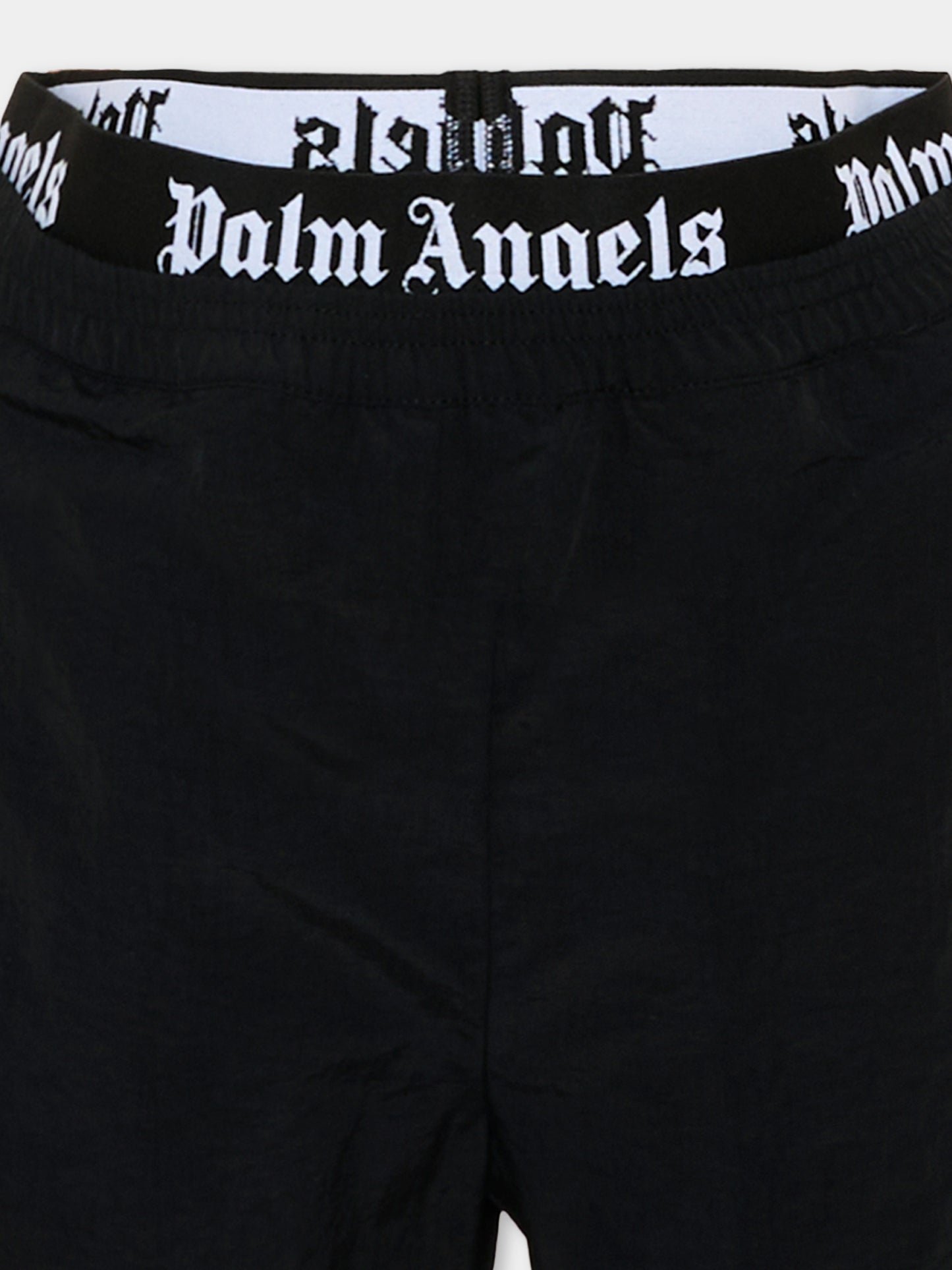 Boxer mare nero per bambino con logo,Palm Angels,PBFD005S26FAB001 110