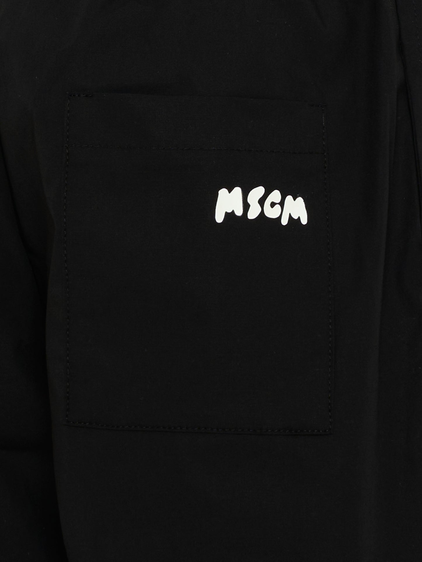 Pantaloni neri per bambino con logo,Msgm Kids,S6MSJBPA188 110