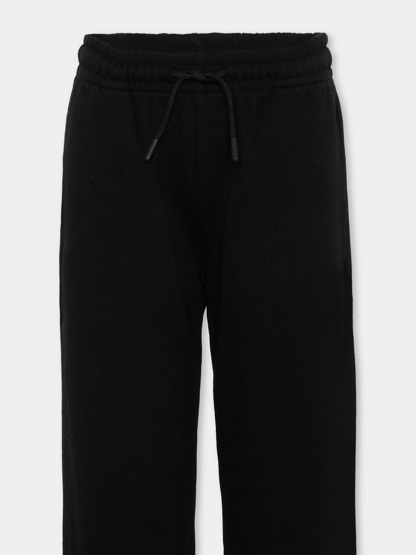 Pantaloni sportivi nero per bambina con logo,Msgm Kids,S6MSJUFP014 110/88