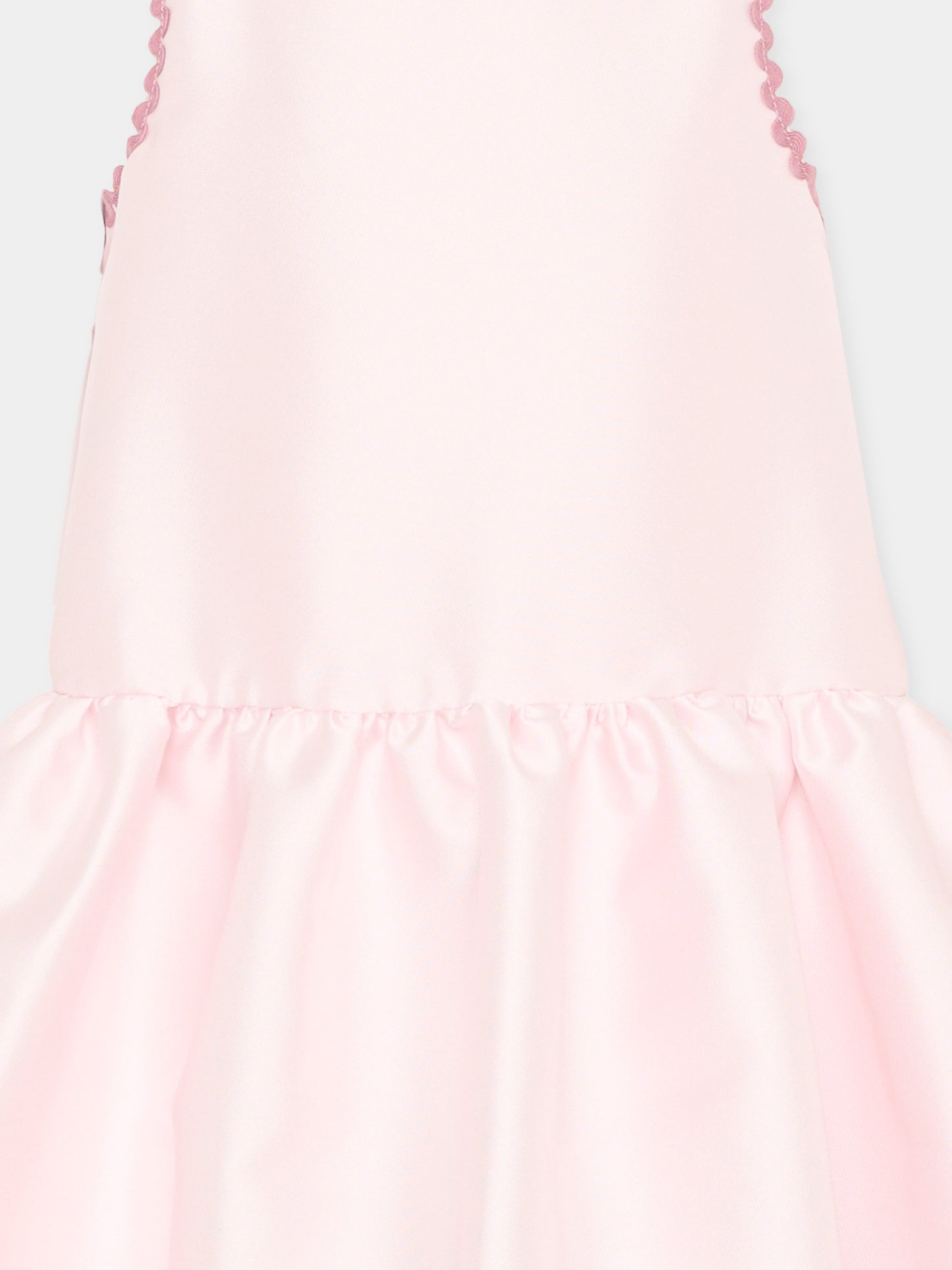 Elegant pink dress for girl