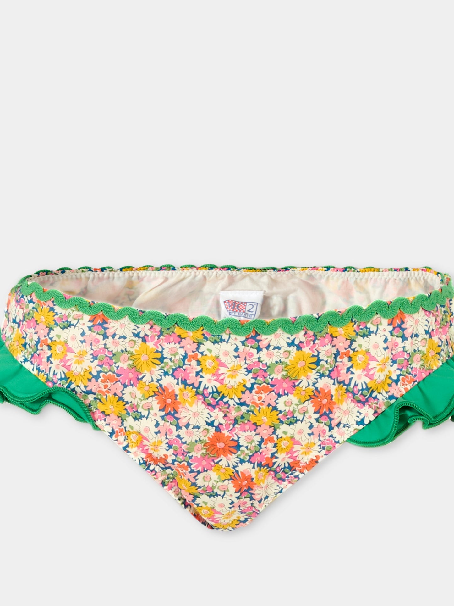 Slip mare multicolor per bambina con stampa floreale,Mc2 Saint Barth,KELL001 00263B