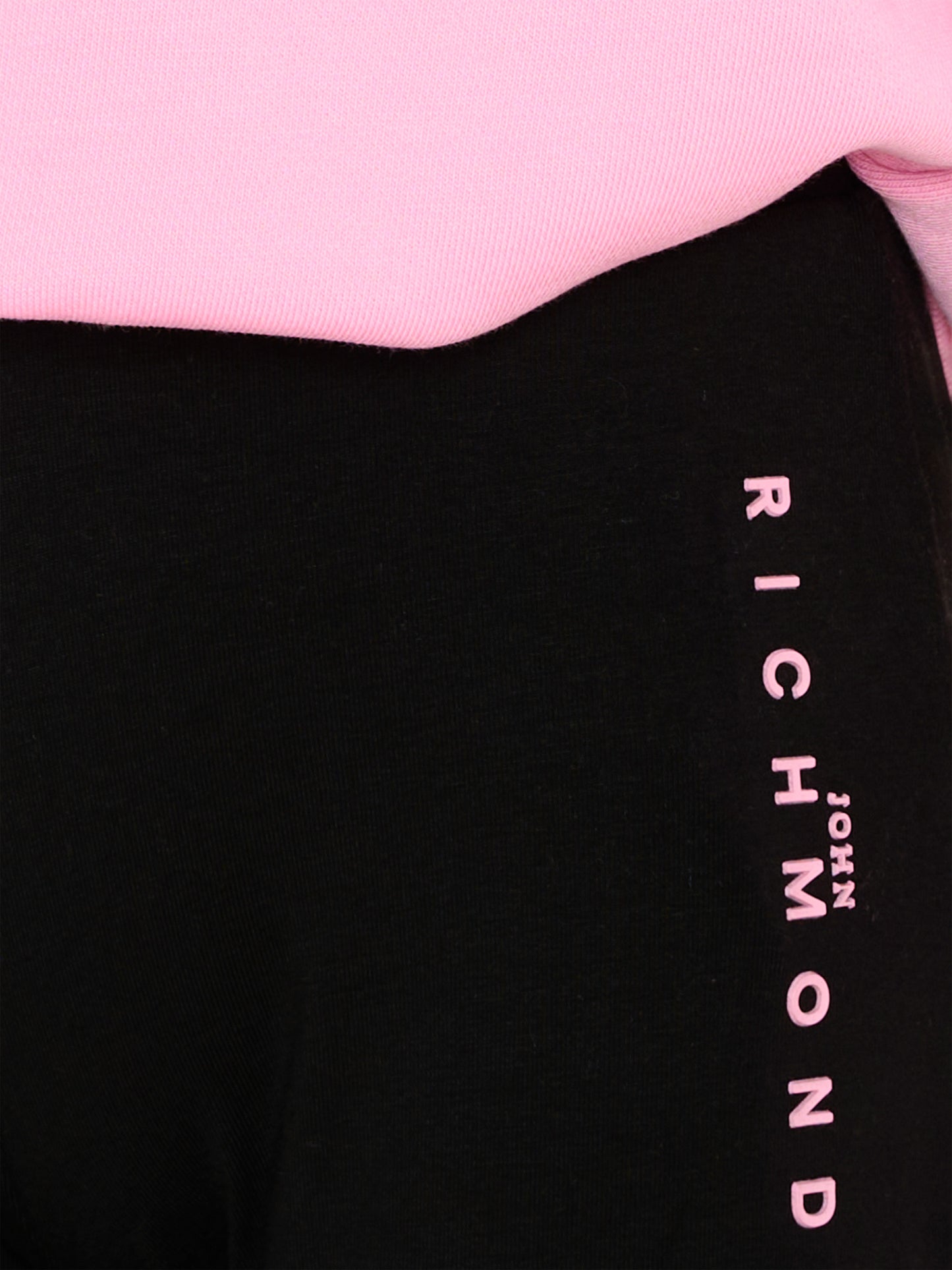 Completo sportivo rosa per bambina con logo,Richmond,RGP26014CF PINK BEGONIA