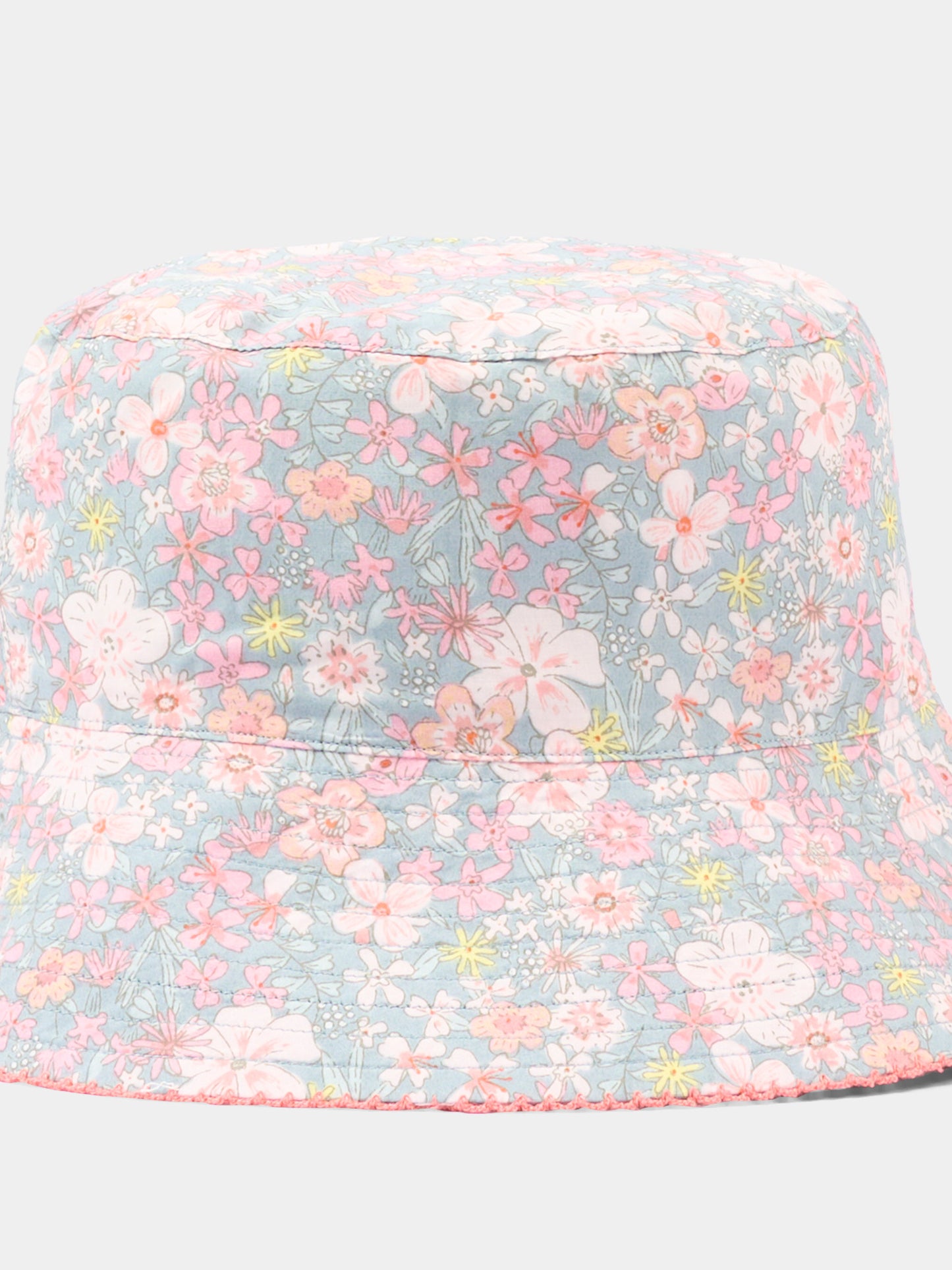 Cloche multicolor per bambina con stampa floreale,Petit Bateau,A0FBU SPRAY/MULTICO 01
