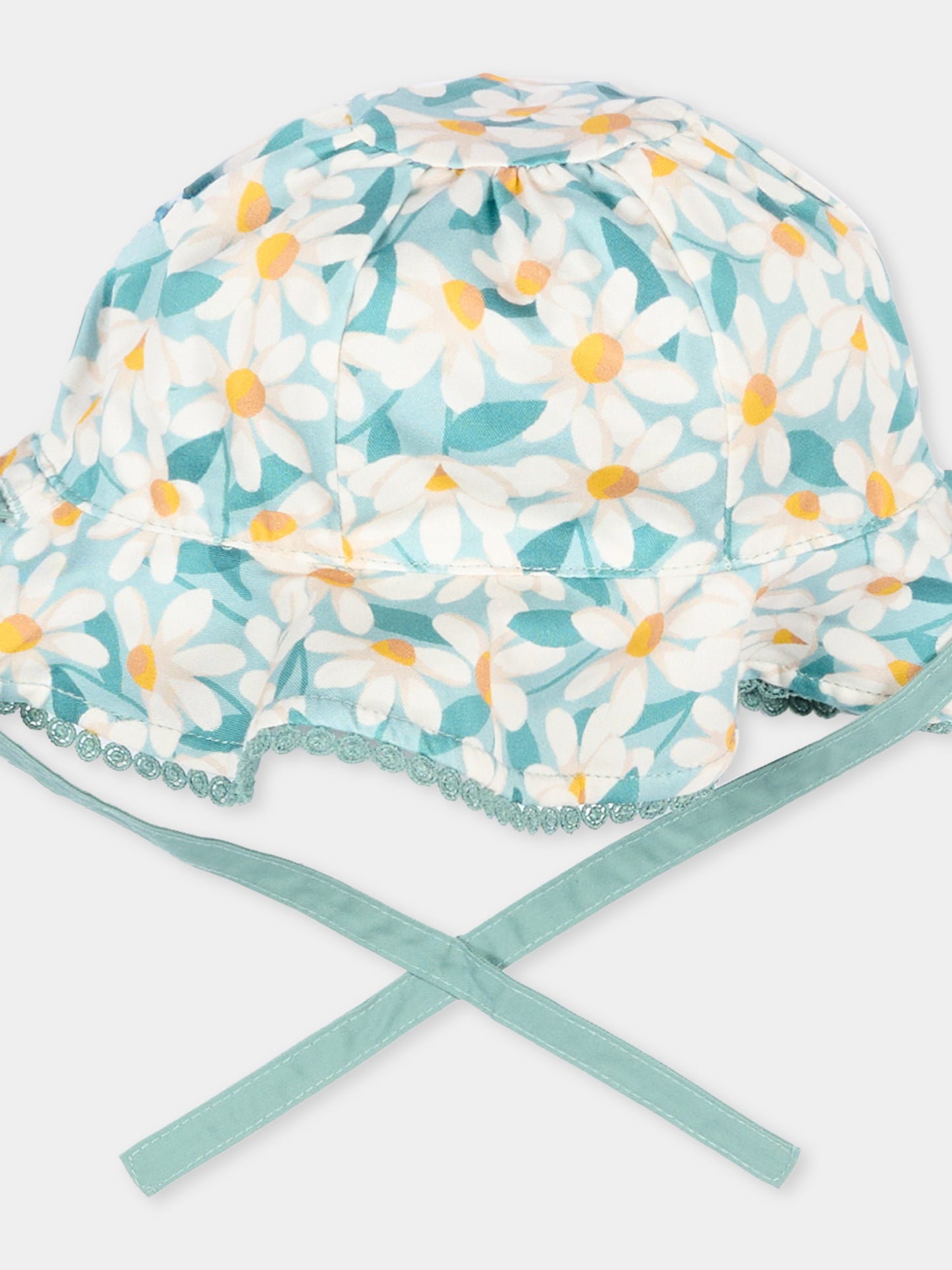 Cloche verde per neonata con margherite,Mayoral,10144 048