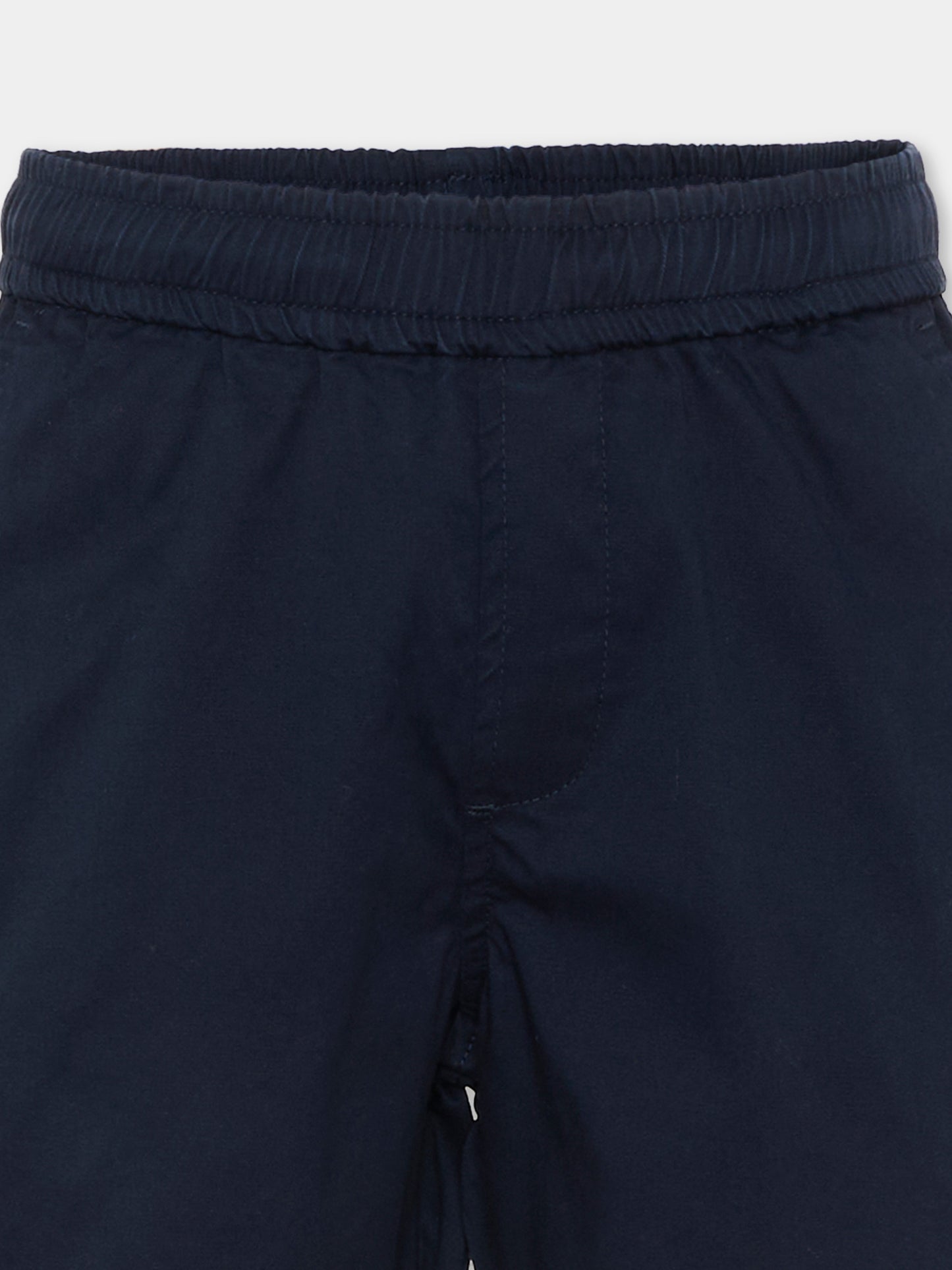 Shorts blu per bambino,Trussardi Junior,TIP26146BE BLUE ESTATE