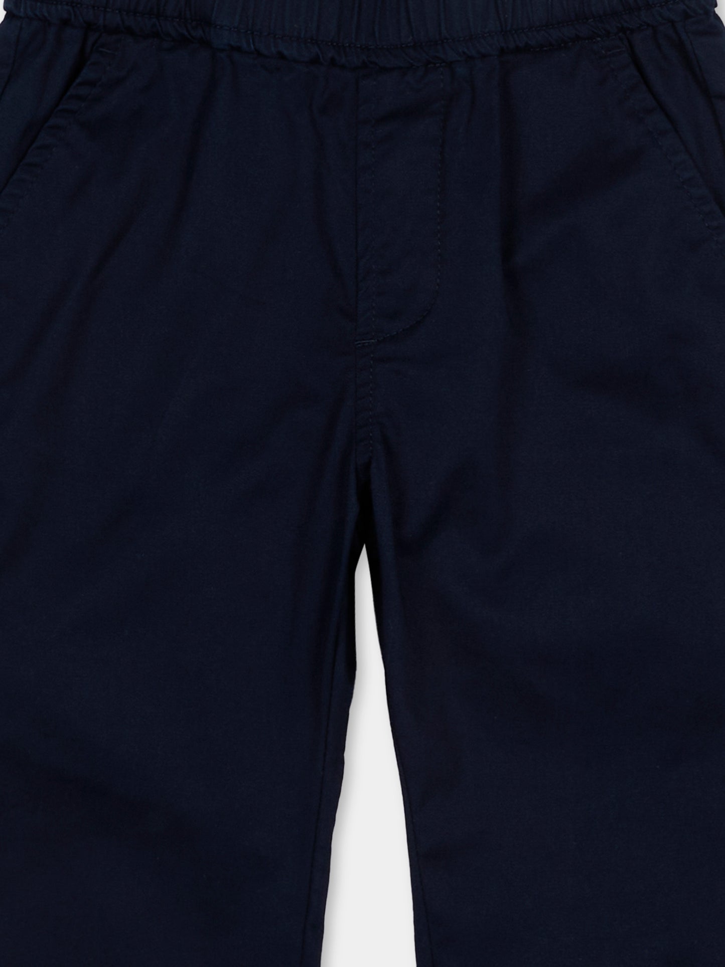Pantaloni blu per neonato,Trussardi Junior,TIP26148PA BLUE ESTATE