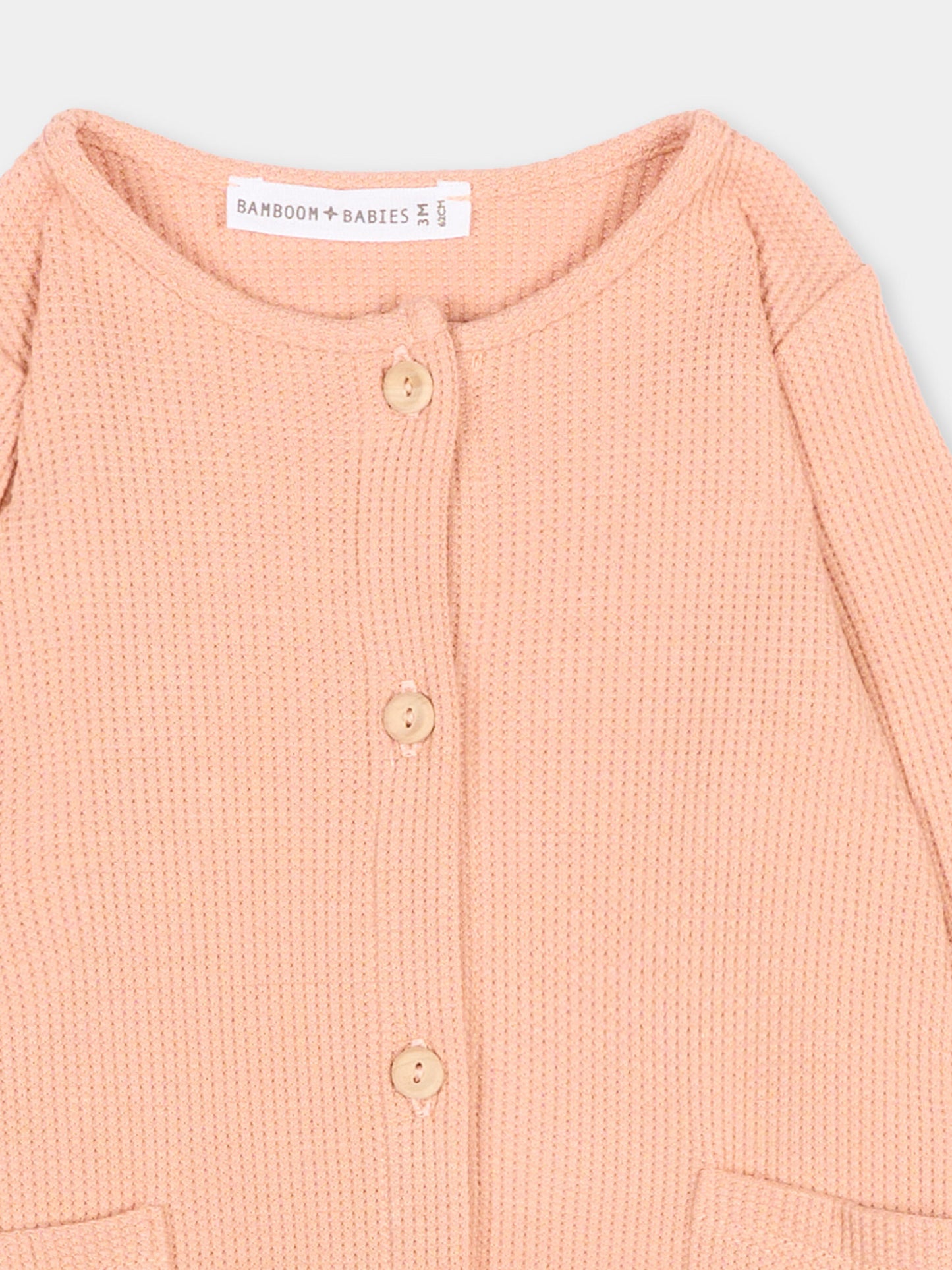 Tutina rosa per neonata,Bamboom,1156TE00072 CORAL