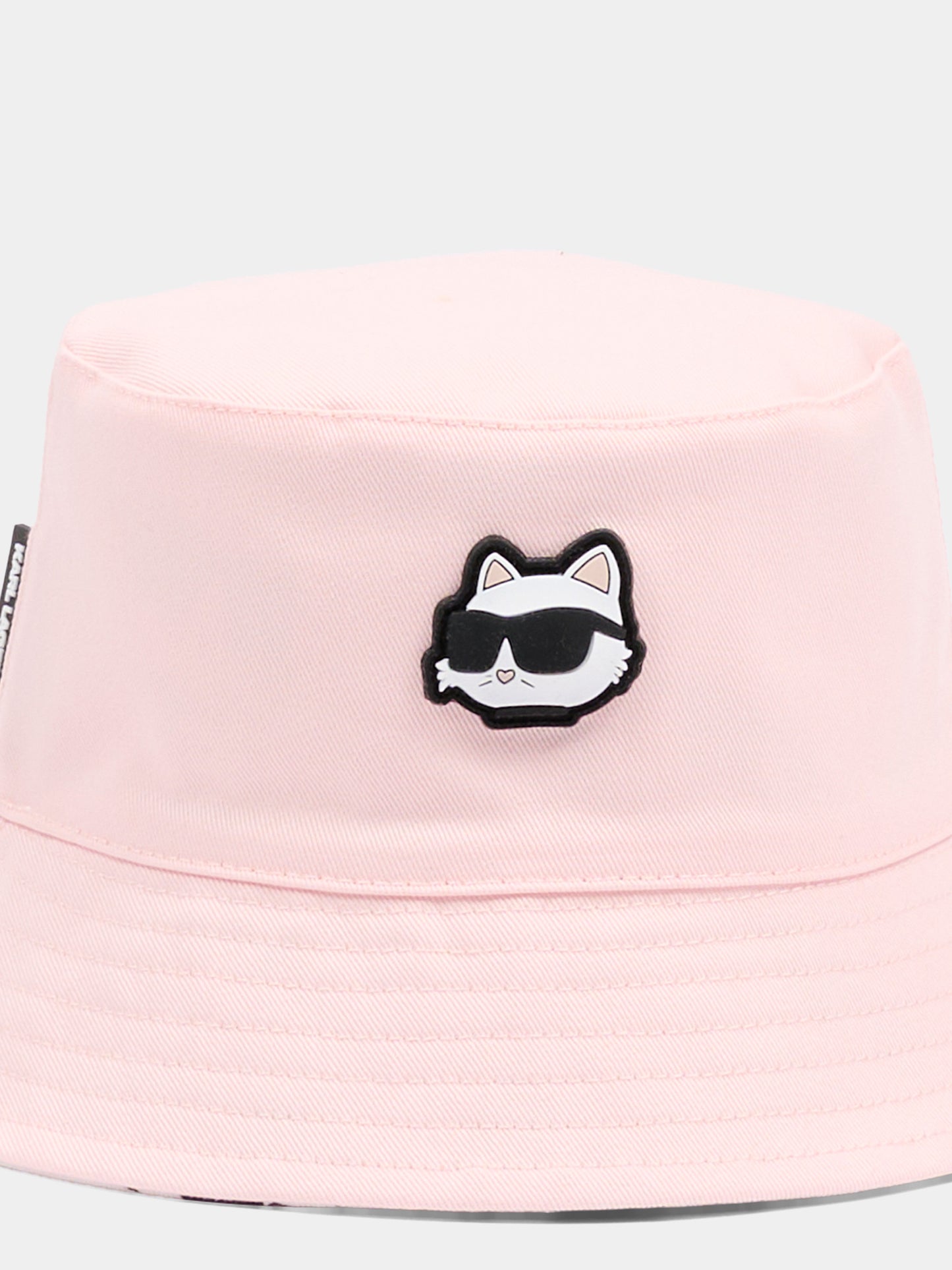 Cloche rosa per neonata con Choupette,Karl Lagerfeld Kids,Z31207 46F