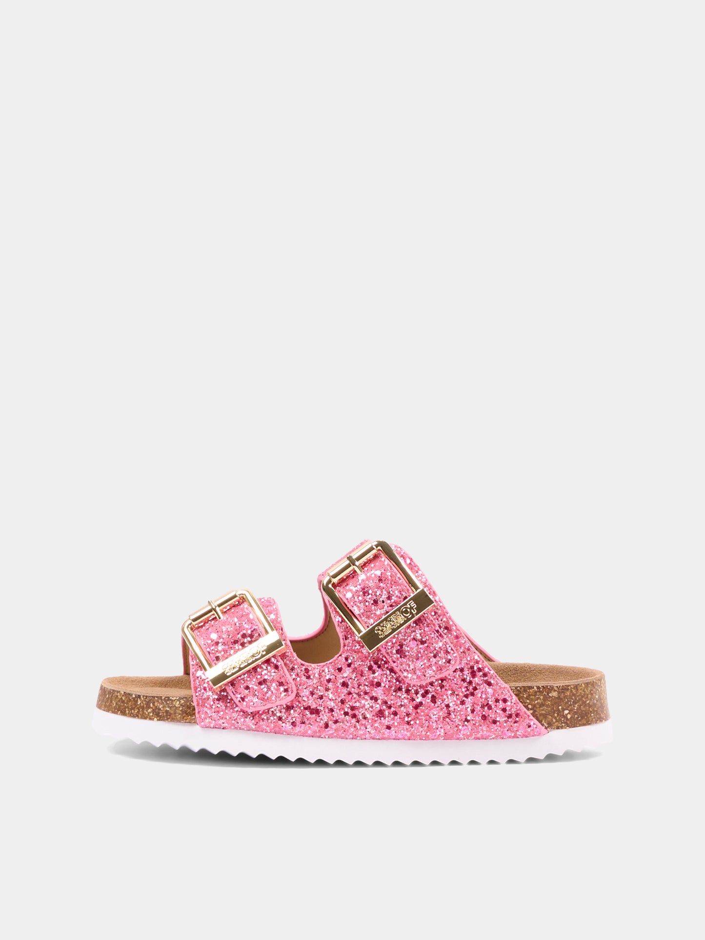 Sandali rosa glitter per bambina,Colors Of California,HC 2415N SUNC