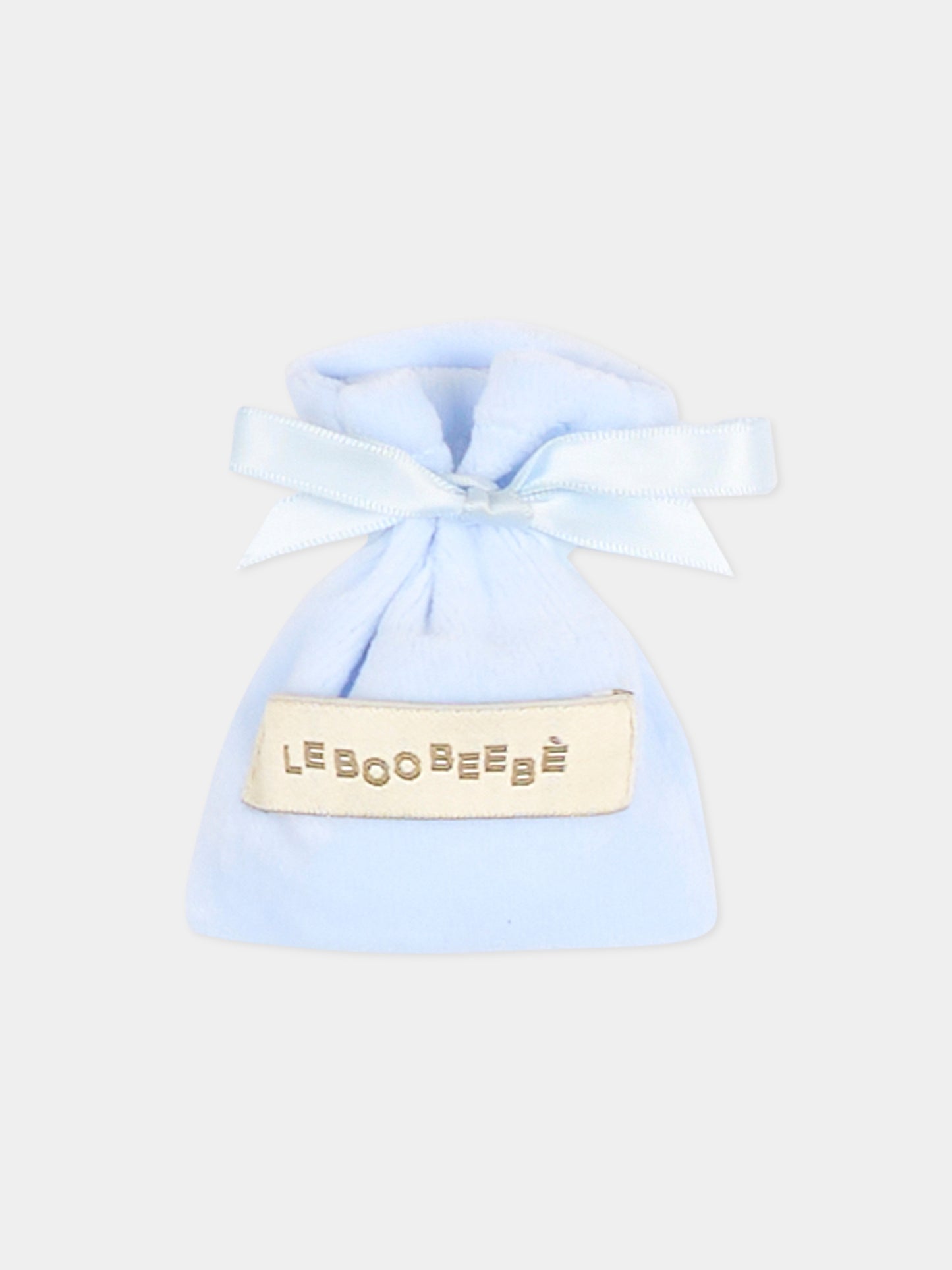 Tutina celeste per neonato con agnellino e papillon,Le Boo Beebè,CB011 40