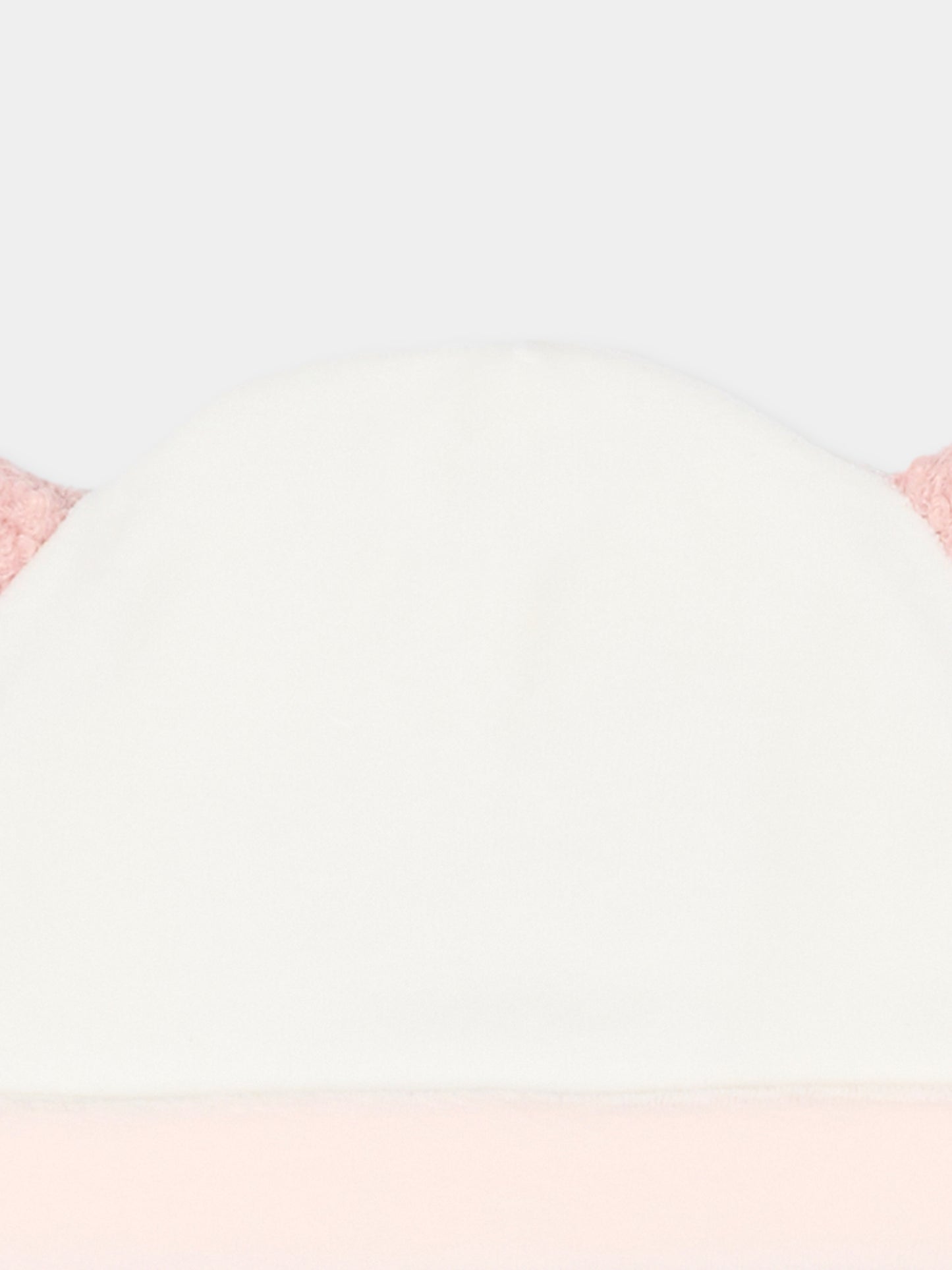 Cappello avorio per neonata con orecchie,Le Boo Beebè,CCB011 30