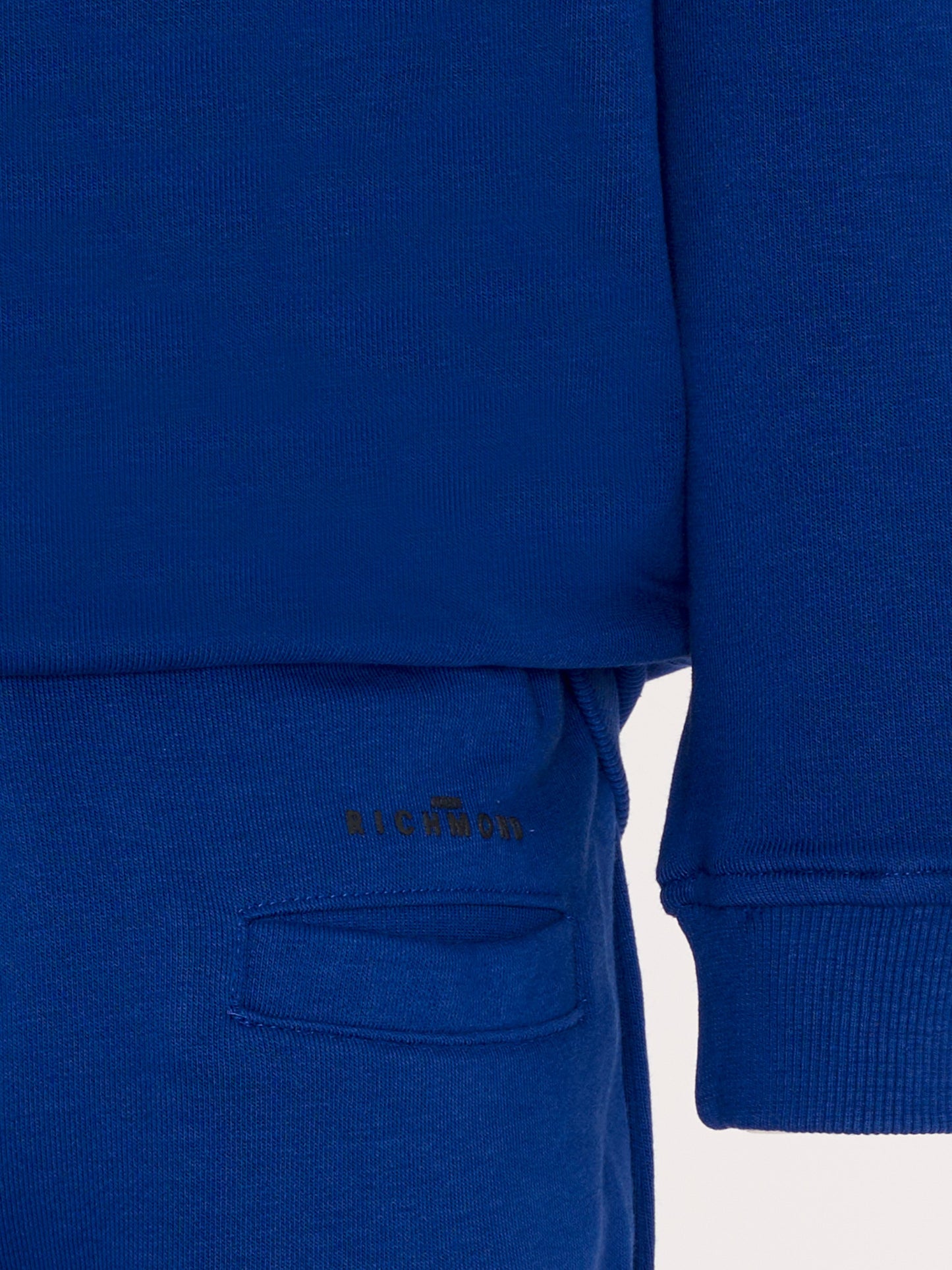 Completo blu per bambino con logo,Richmond,RBA25007CF BLUE SOLIDATE