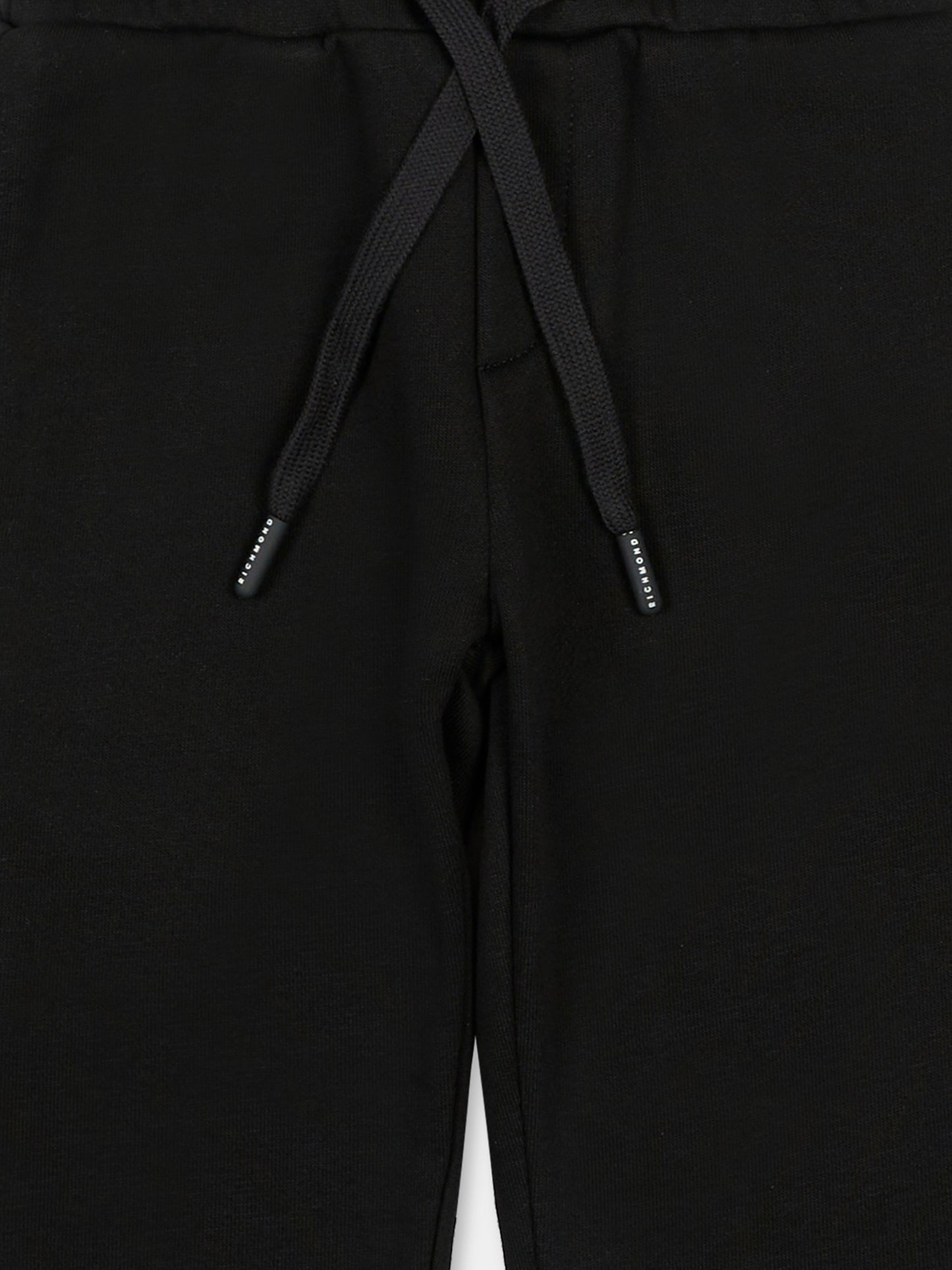 Pantaloni neri per neonato con logo,Richmond,RIA25037PA BLACK