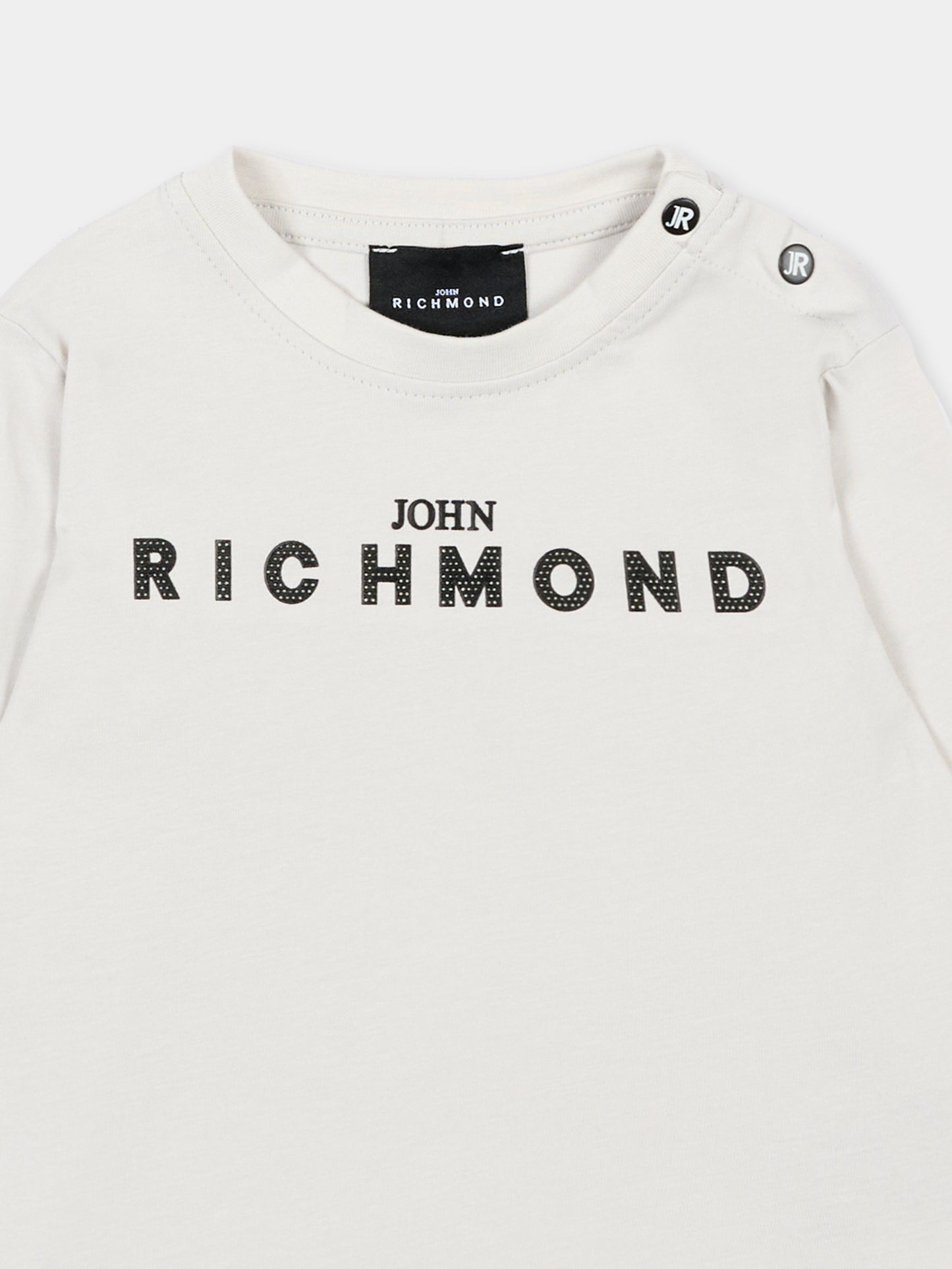 T-Shirt grigia per neonato con logo,Richmond,RIP26009TS BLUE VAPOR