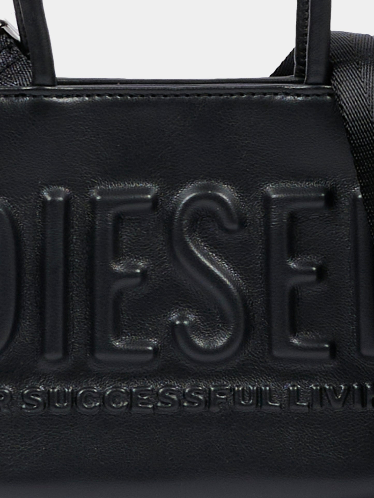 Borsa nera DSL 3D Mini per bambina con logo,Diesel,J02529-P8073-T8013