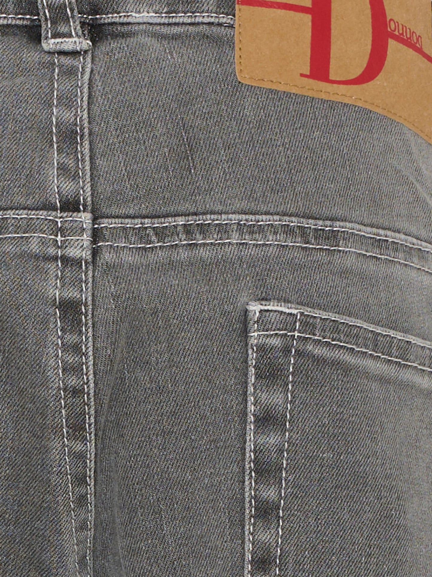 Jeans grigi per bambina con logo,Douuod Kids,DX6P20 Z2869 916