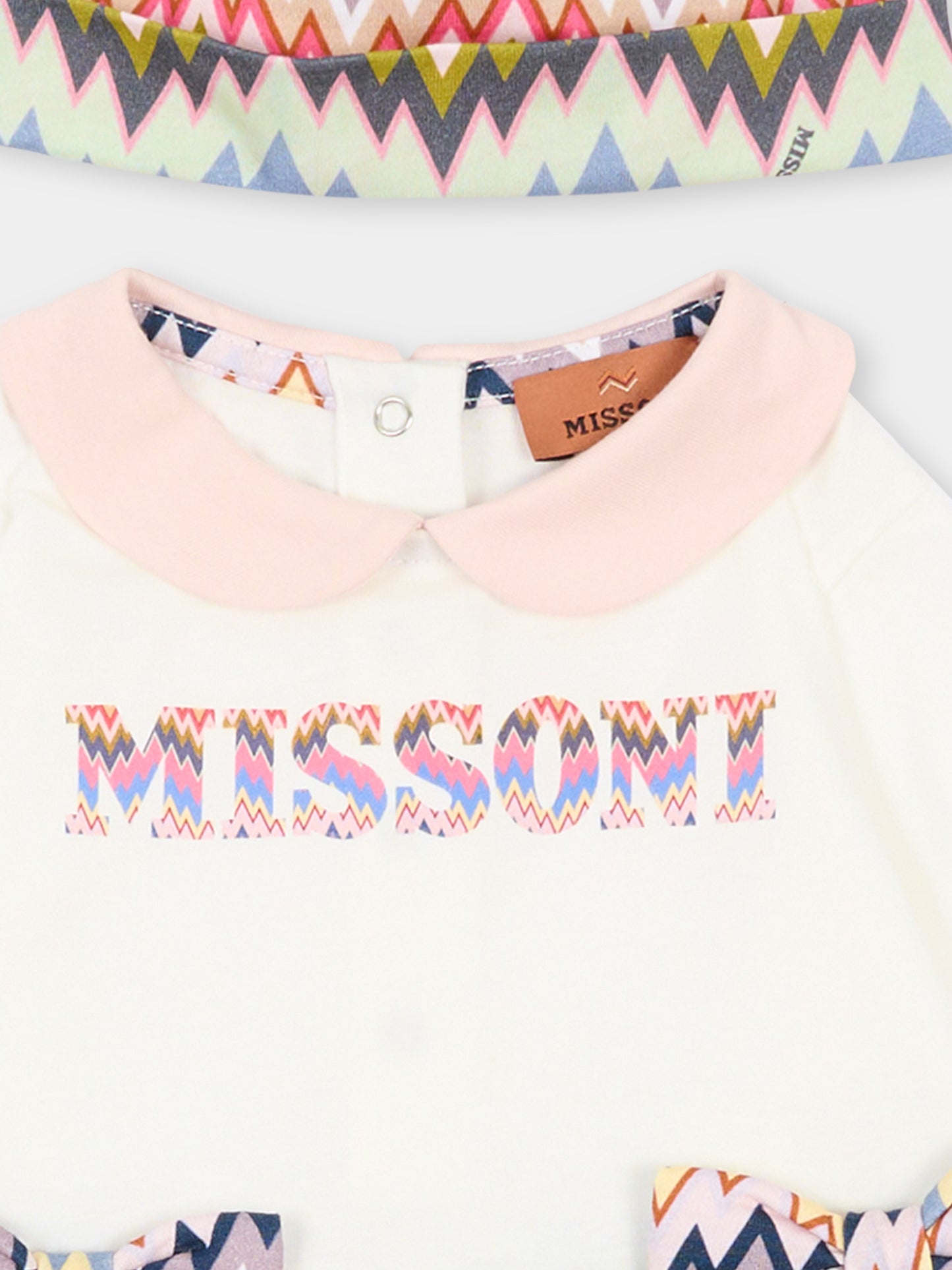 Set multicolor con logo per neonata,Missoni,MXB000 Z3293 528MC