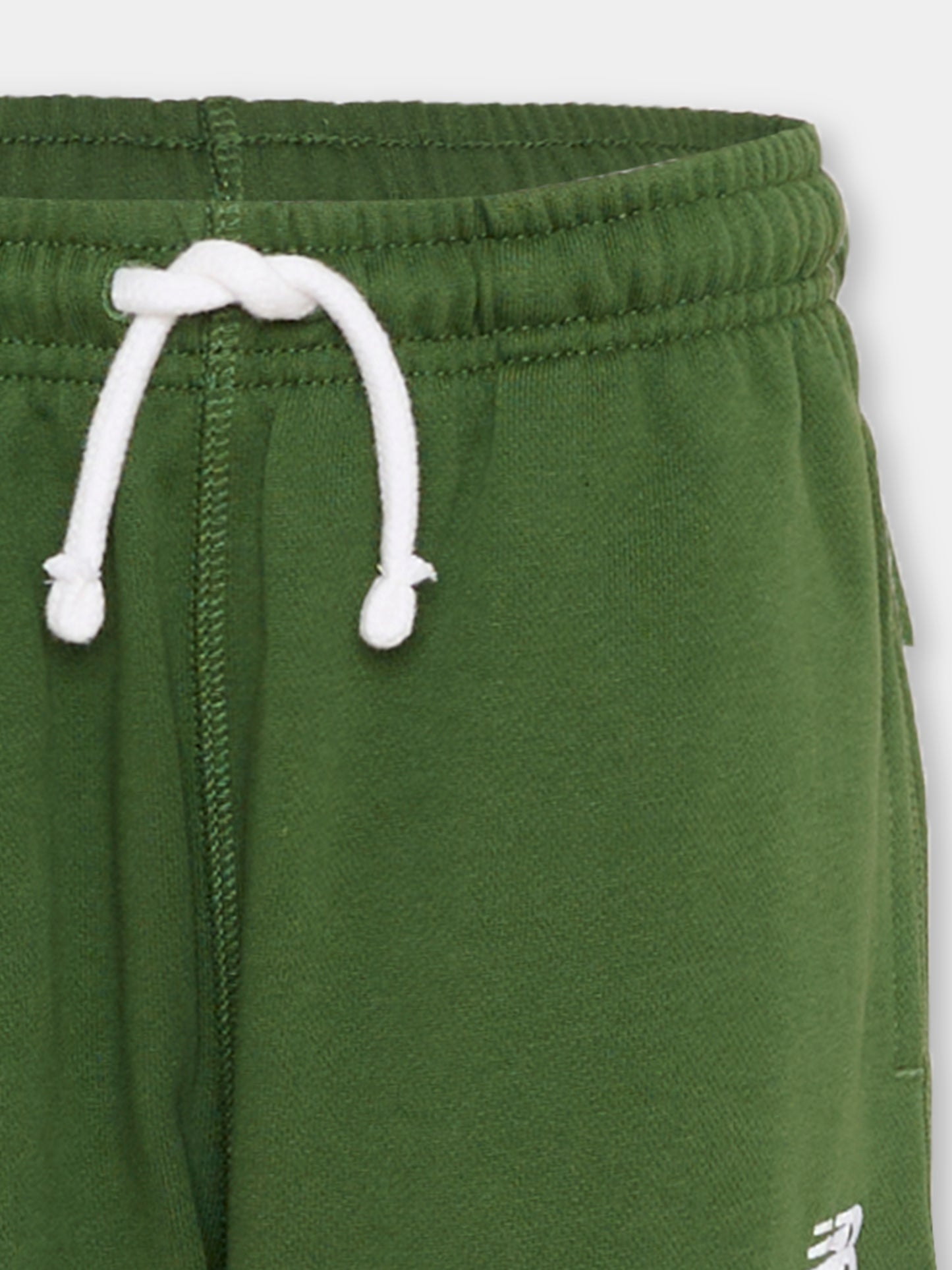 Pantaloni verdi per bambini con logo,New Balance,LAKB0060 DAE