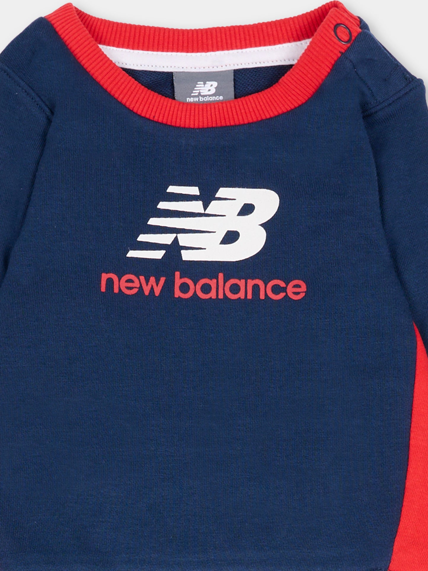 Completo blu per neonato con logo,New Balance,LAKB0309I NNY