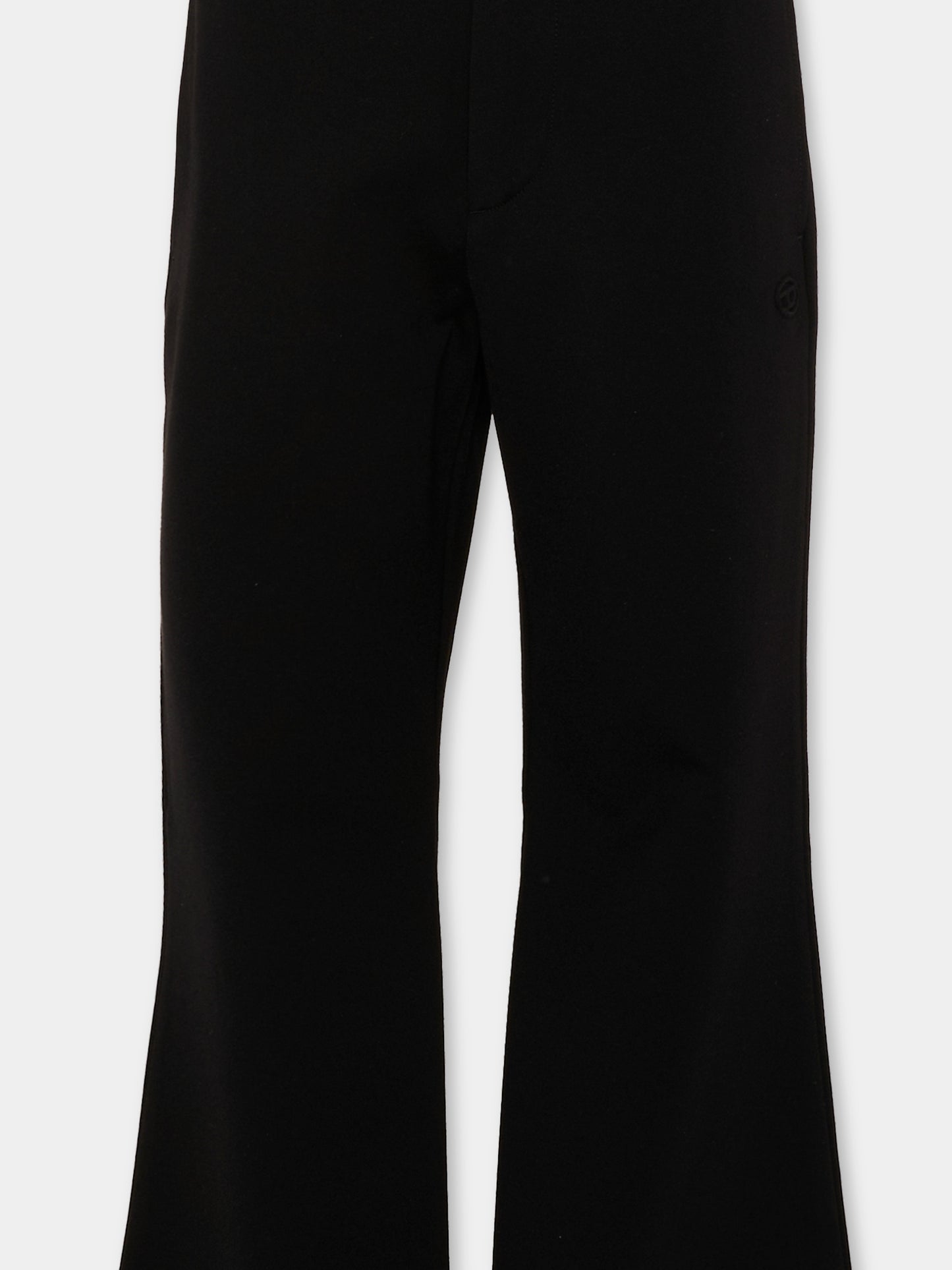 Pantalone nero per bambina con logo,Diesel,J02904 KYATE K900