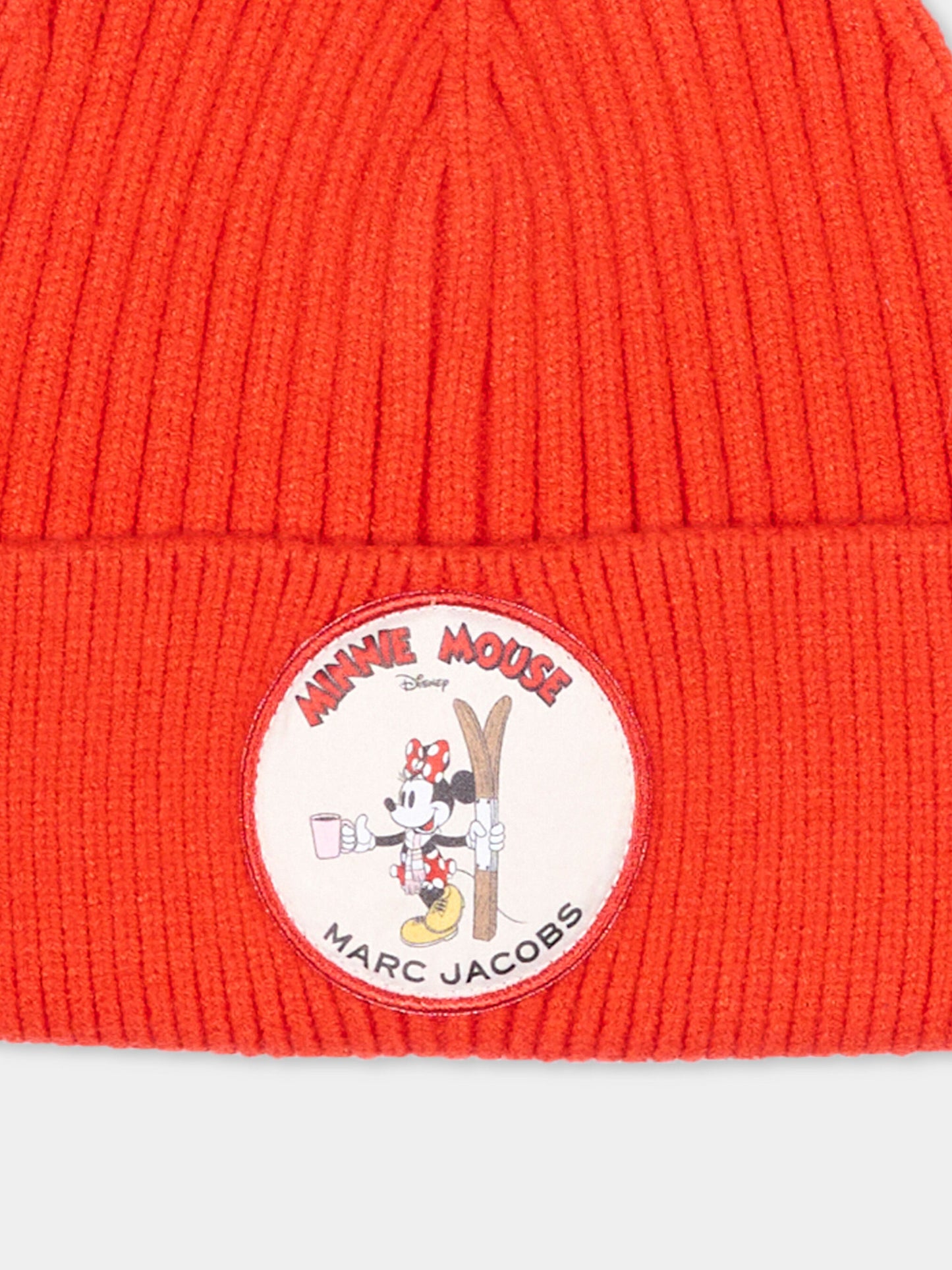 Berretto rosso per bambina con Minnie,Marc Jacobs,W61104 975