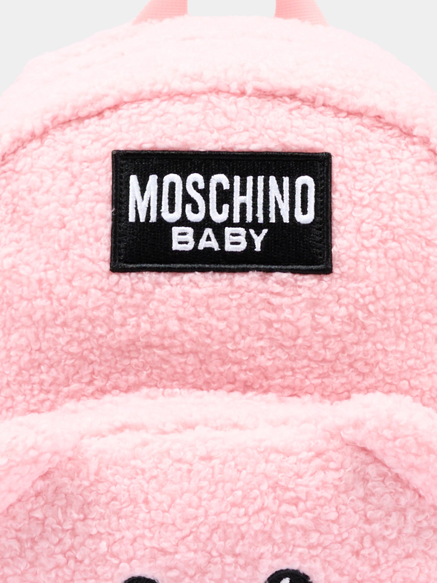 Zaino rosa per neonata con logo,Moschino Kids,MUX06A LIA00 50209
