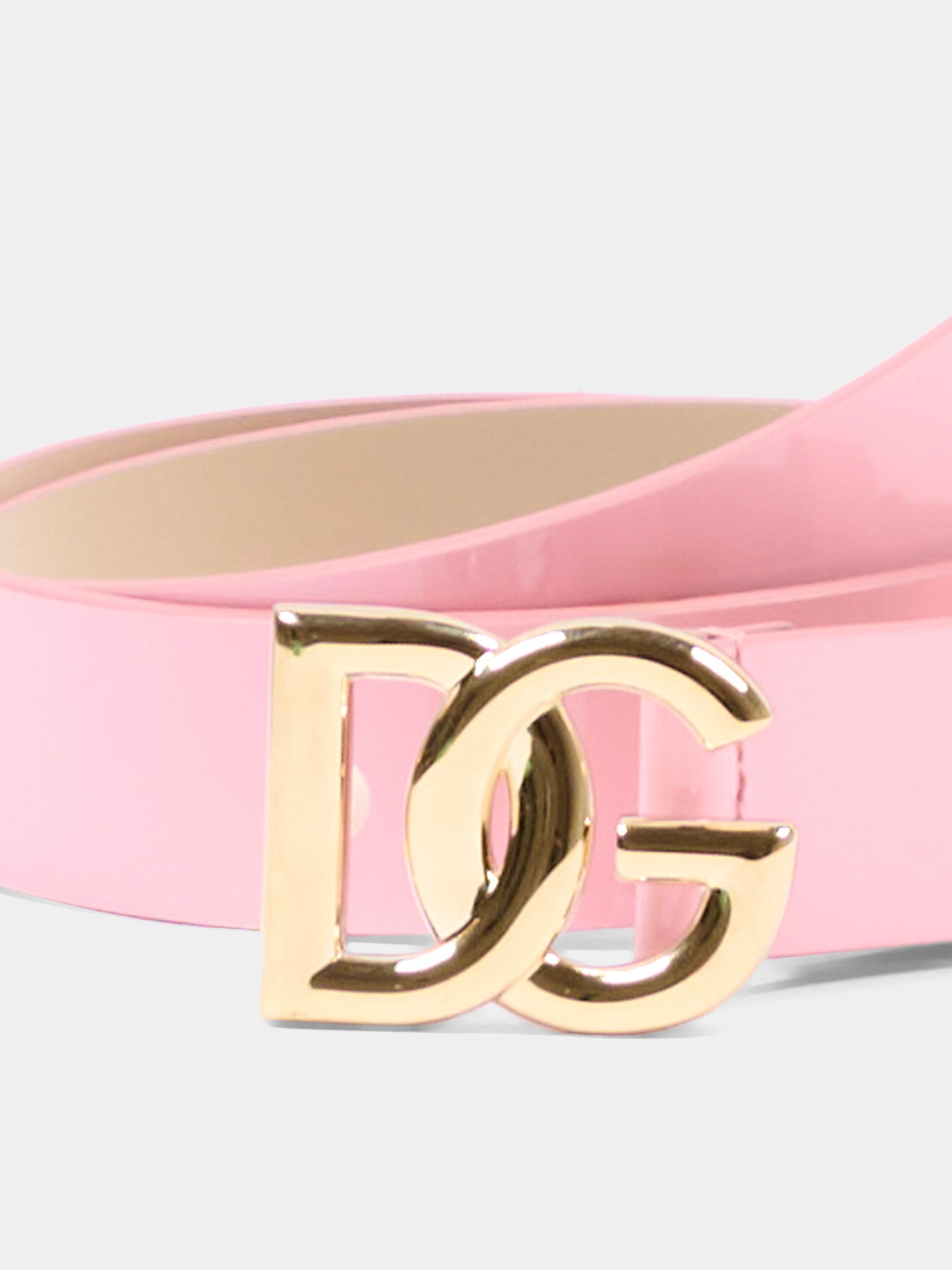 Cintura rosa per bambina con logo,Dolce & Gabbana Kids,EE0068 A1067 80416