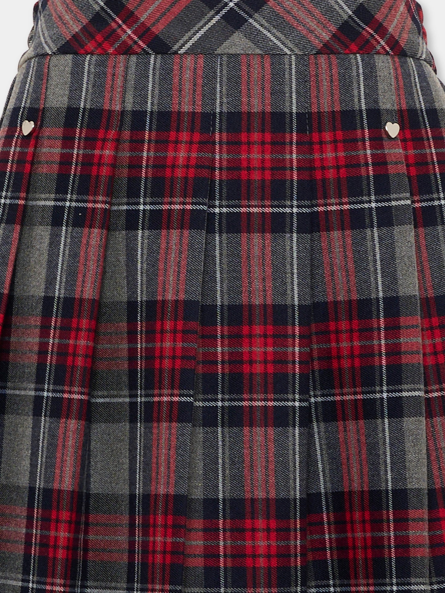 Gonna tartan per bambina,Monnalisa,18HGON 8321 3156