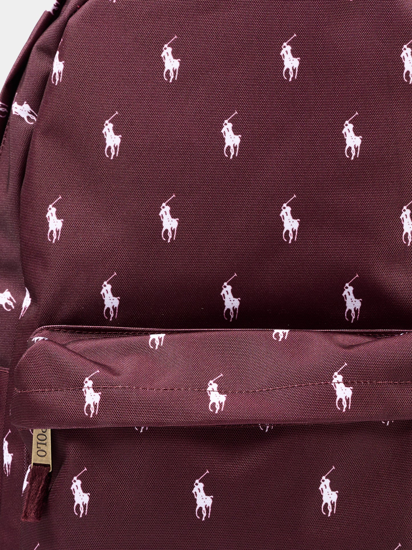 Zaino marrone per bambina con Pony,Ralph Lauren Kids,9AR153 R4S