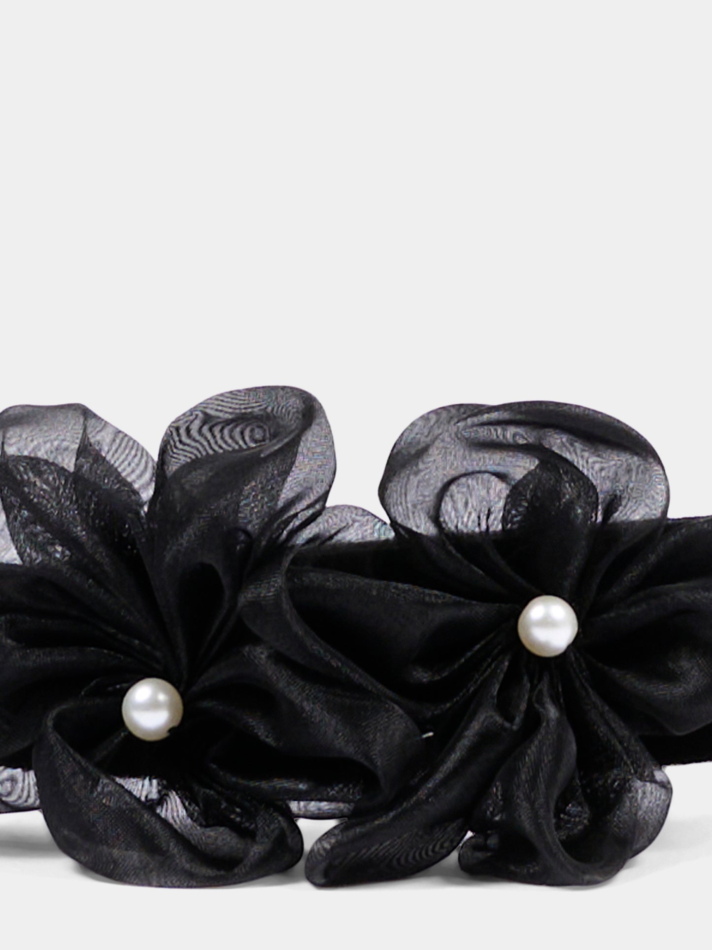 Cerchietto nero per bambina con fiori,Mayoral,10314 010