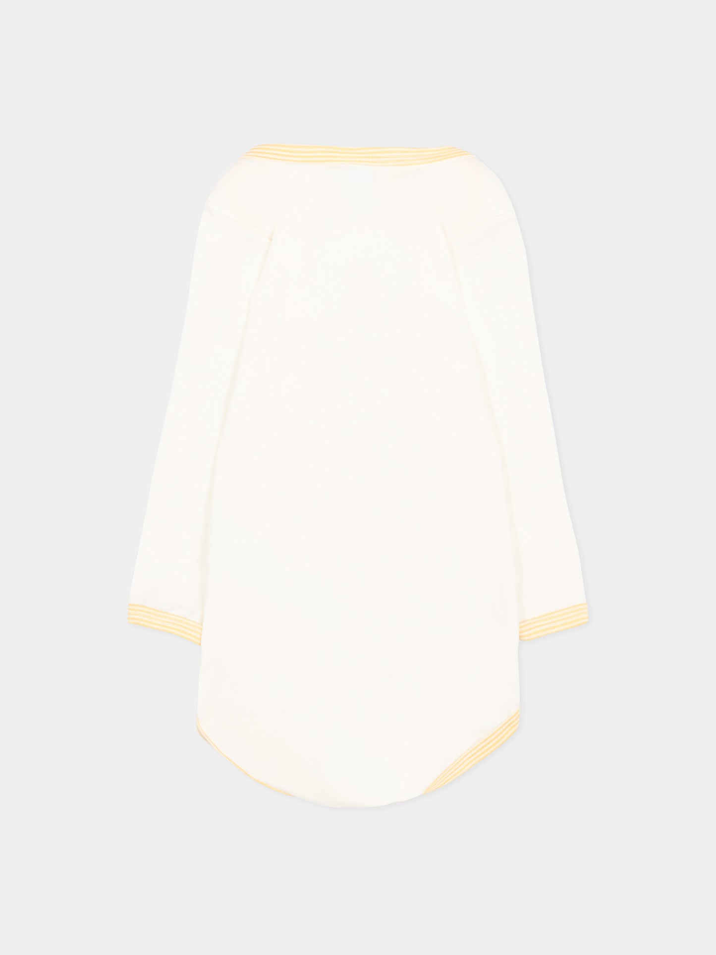 Body avorio per neonati con animali,Petit Bateau,A0GYR 00