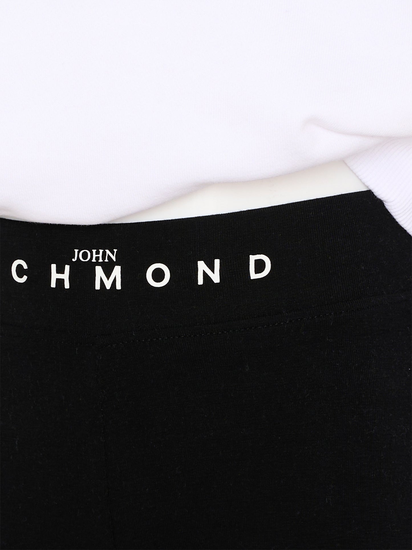 Completo sportivo bianco per bambina con logo,Richmond,RGA26020CF WHITE/BLK WHITE