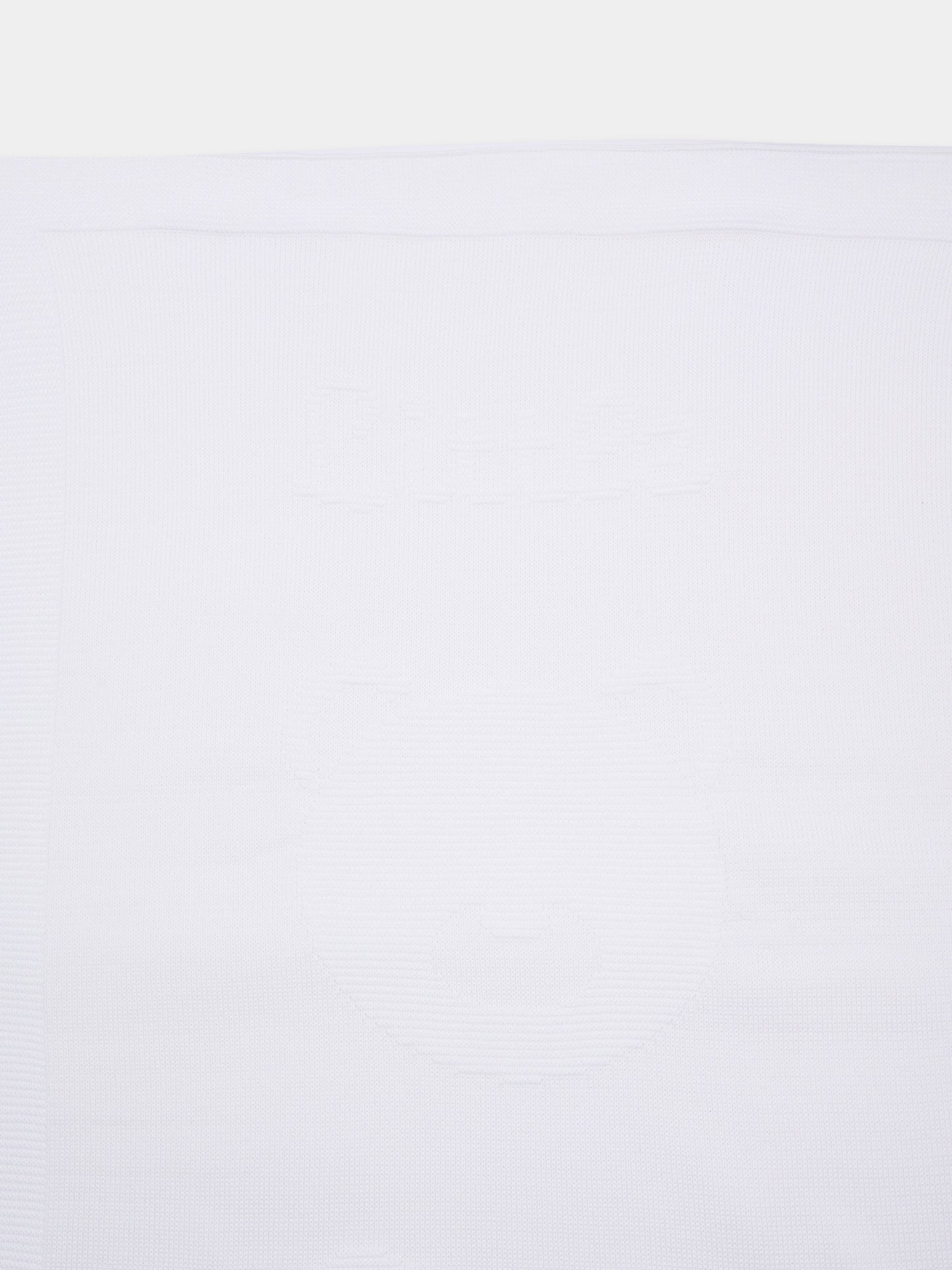 Coperta bianca per neonati con orsetto,Little Bear,3119 BIANCO