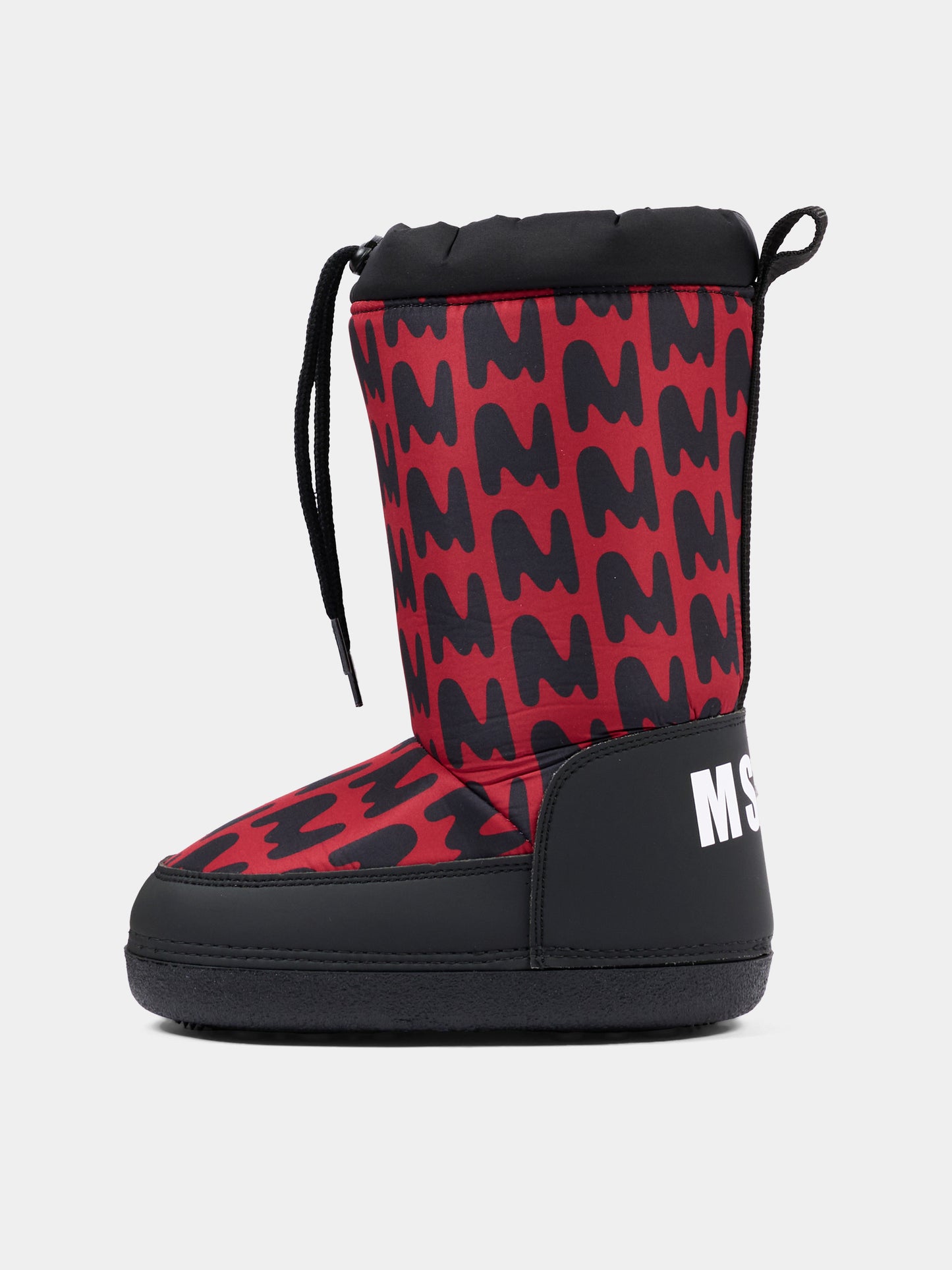 Stivali Neve rossi per bambini con logo,Msgm Kids,84027 - VAR4