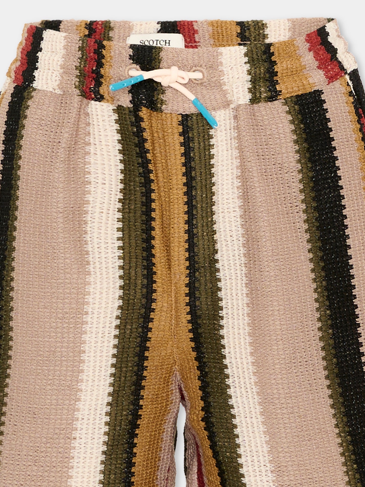 Shorts multicolor per bambino a righe,Scotch&soda,183019 260