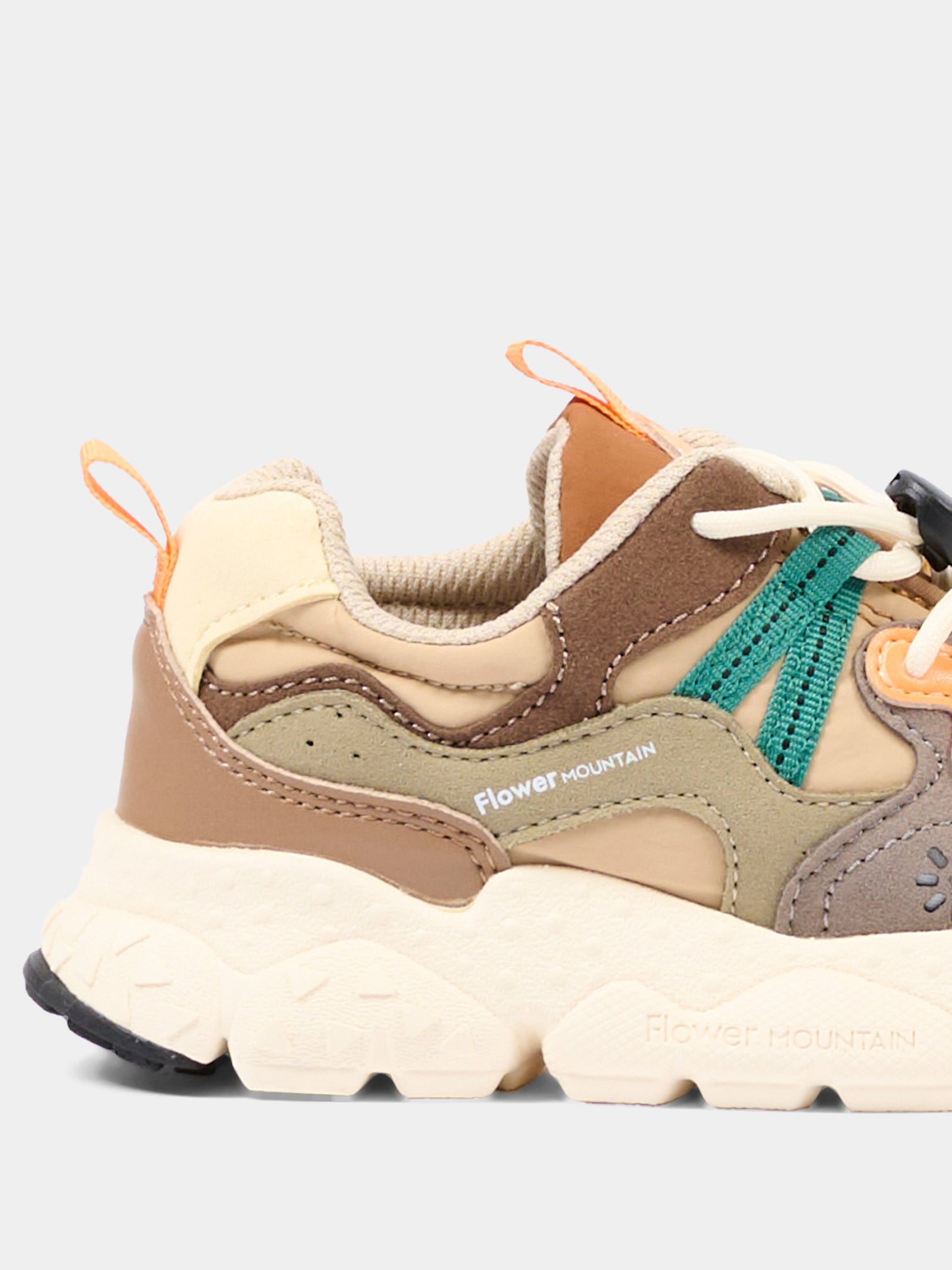 Sneakers multicolor per bambino,Flower Mountain,001 2015497 21 1E87