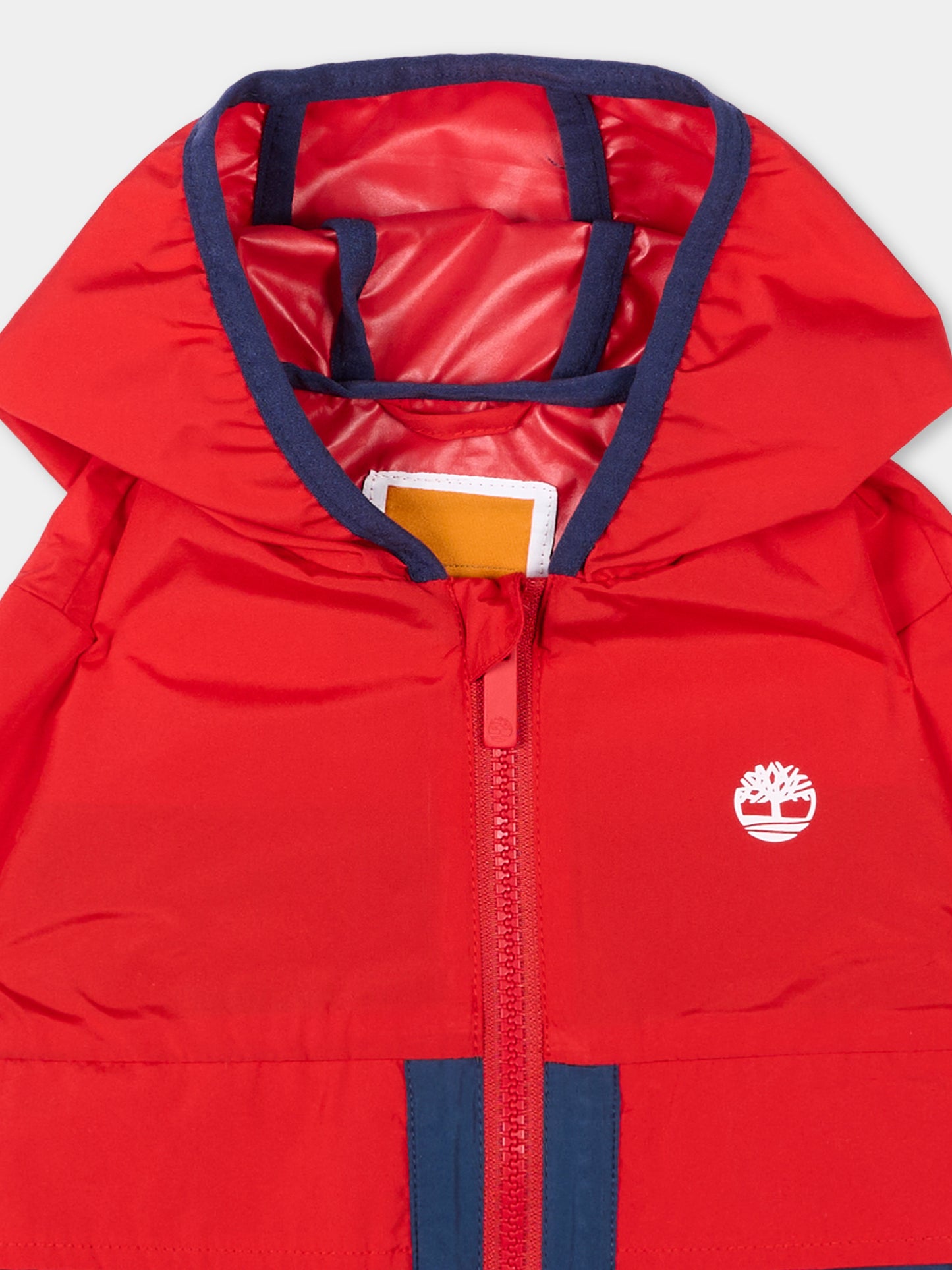 Giacche a vento rosso per neonato,Timberland,T60868 97E