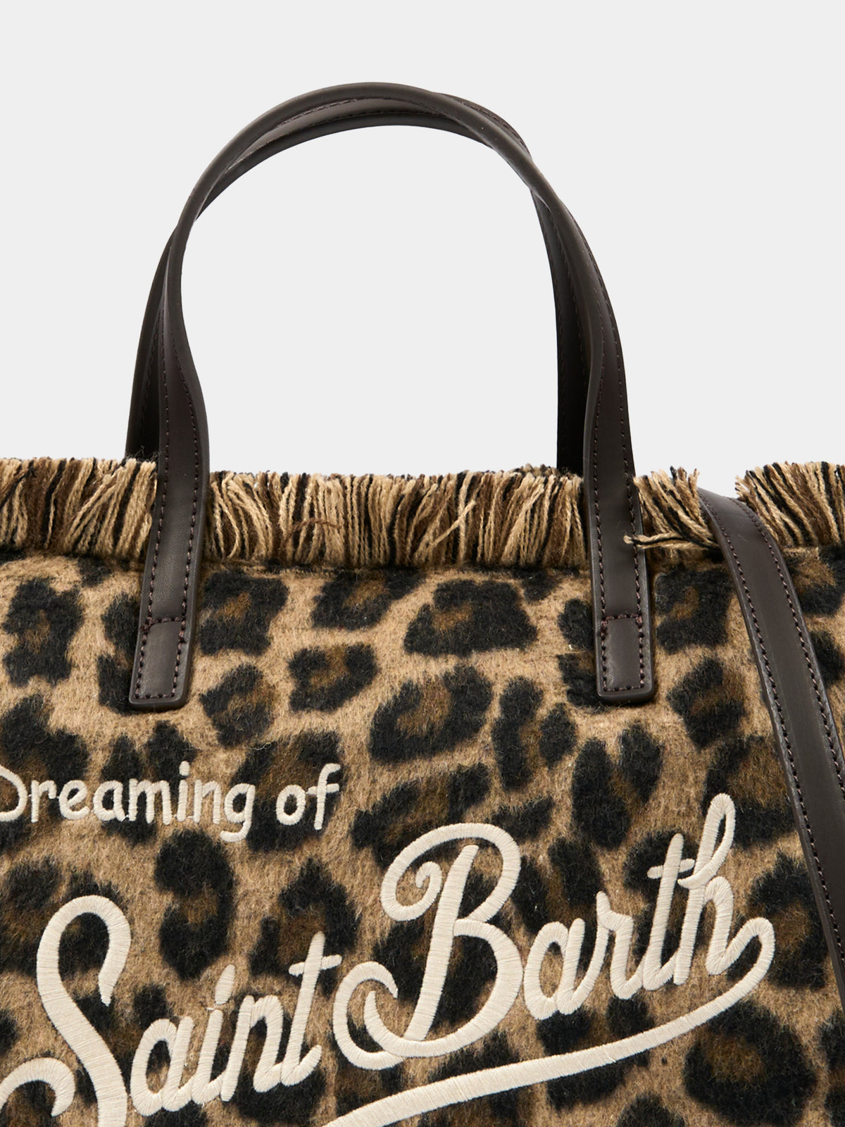 Brown Colette bag for girl animal print