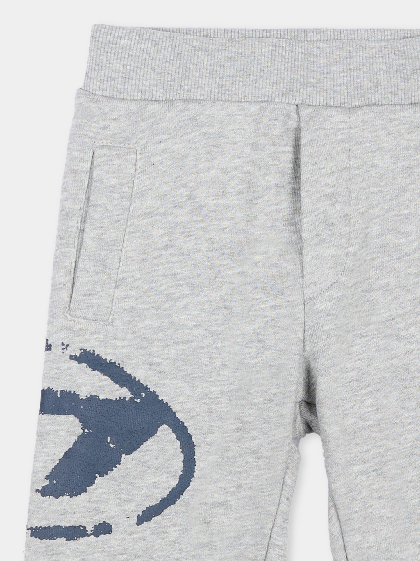 Pantaloni sportivi grigi per neonata,Diesel,K00627 KYAQK K963