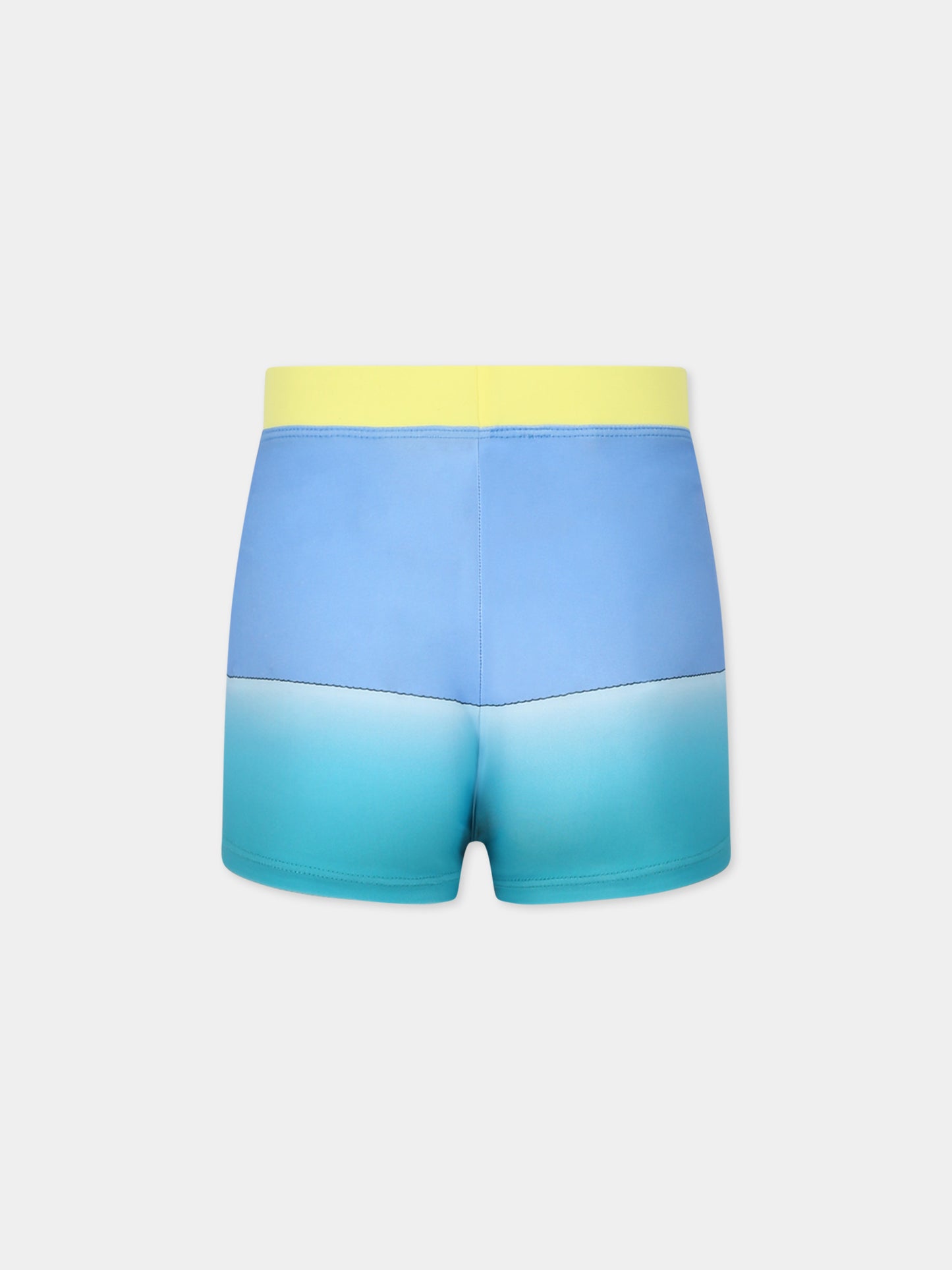 Boxer mare azzurro per bambino con Garfield e logo,Marc Jacobs,W20083 682