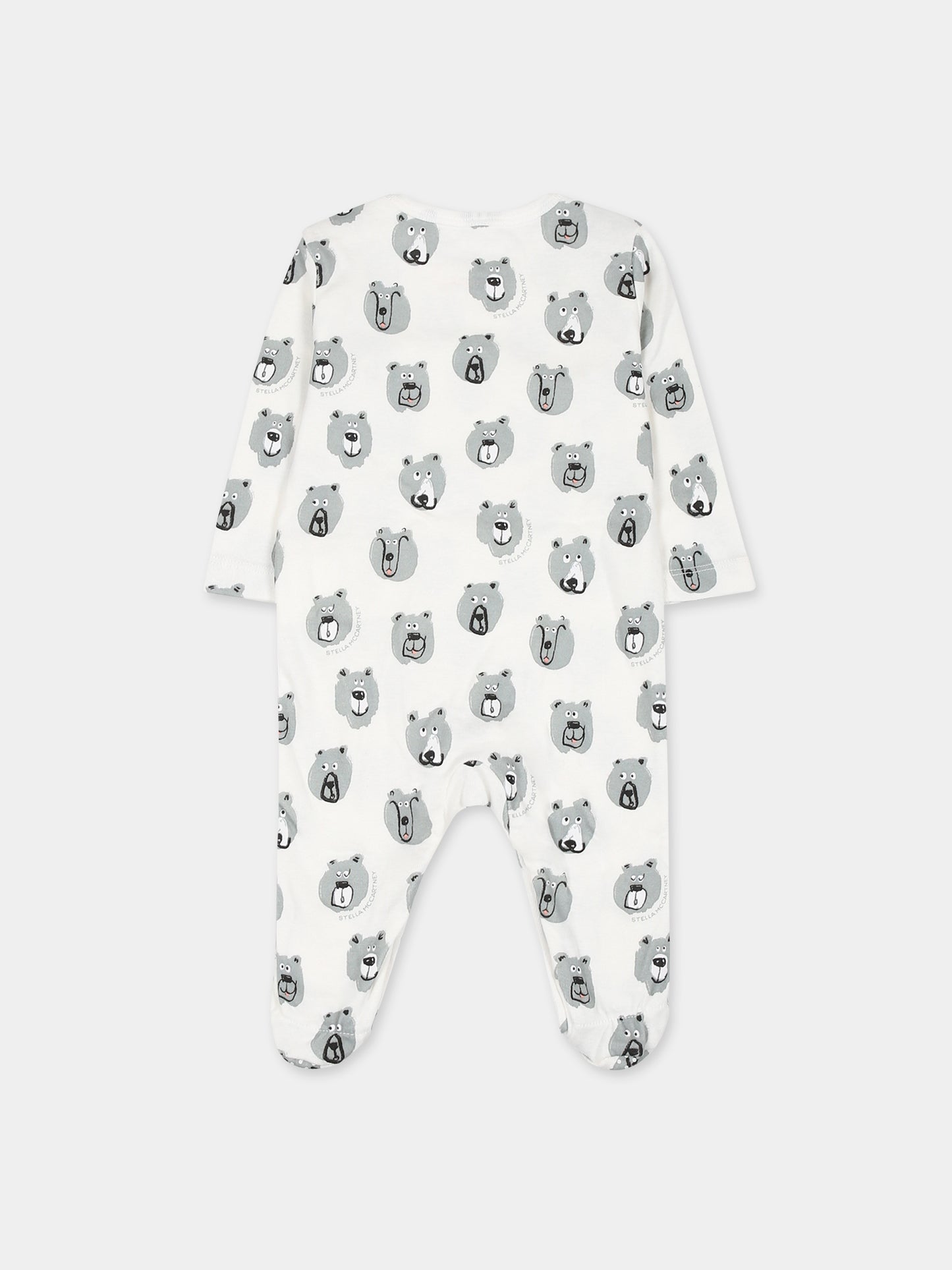 Set bianco per neonato con orso,Stella Mccartney Kids,TTB509 Z1486 101MC