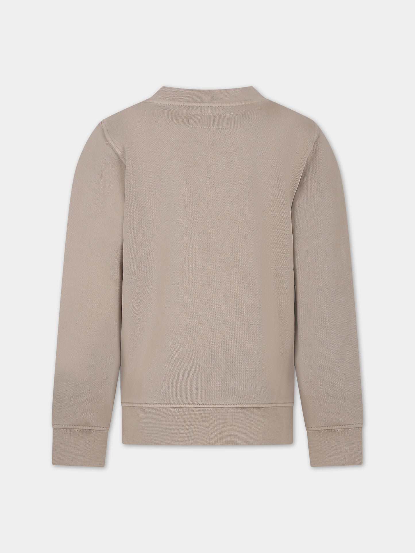 Felpa beige pr bambini,Zadig & Voltaire Kids,X25385 248