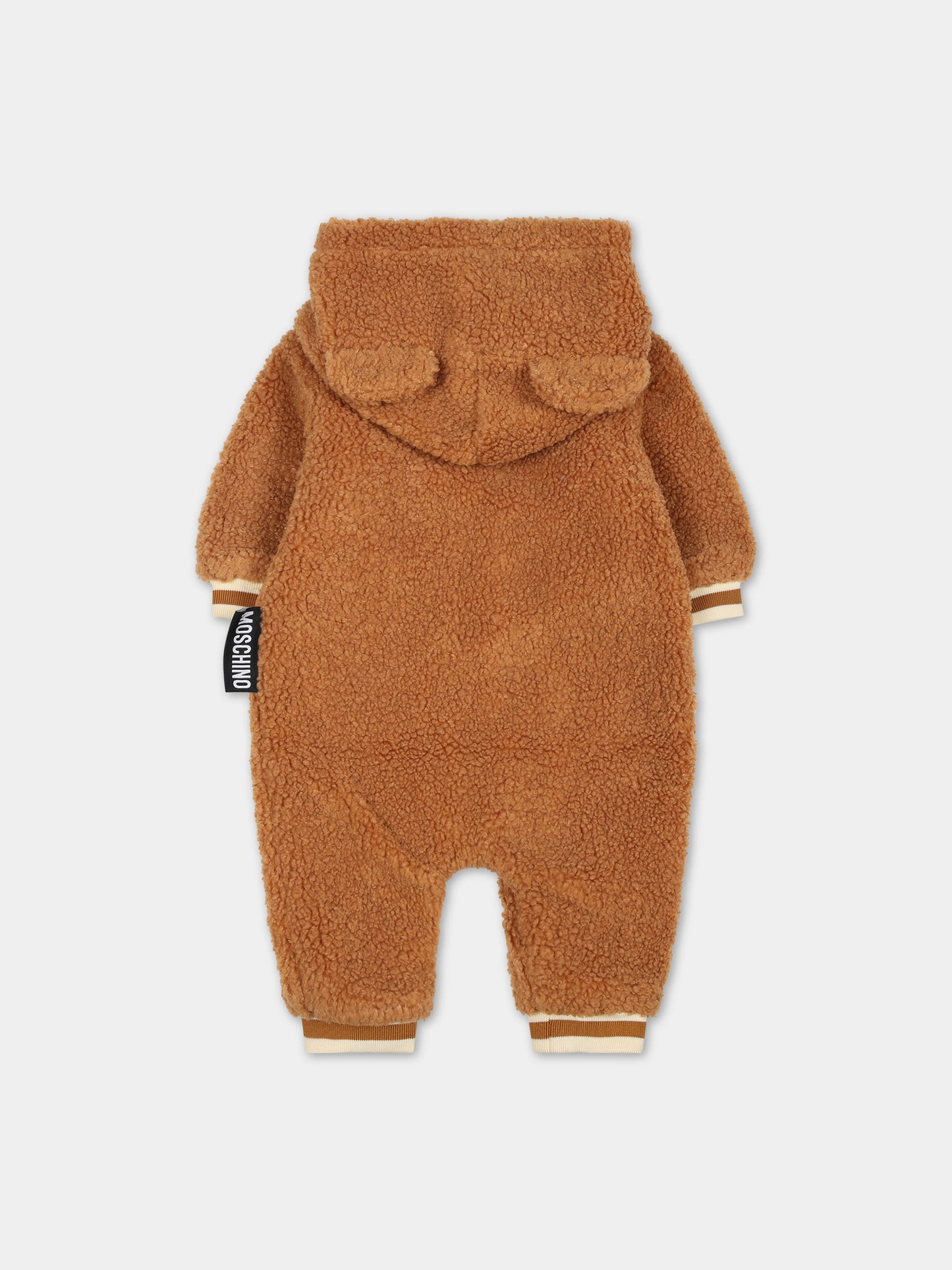 Tutina marrone per neonati con Teddy Bear,Moschino Kids,MUT03E LIA00 20093