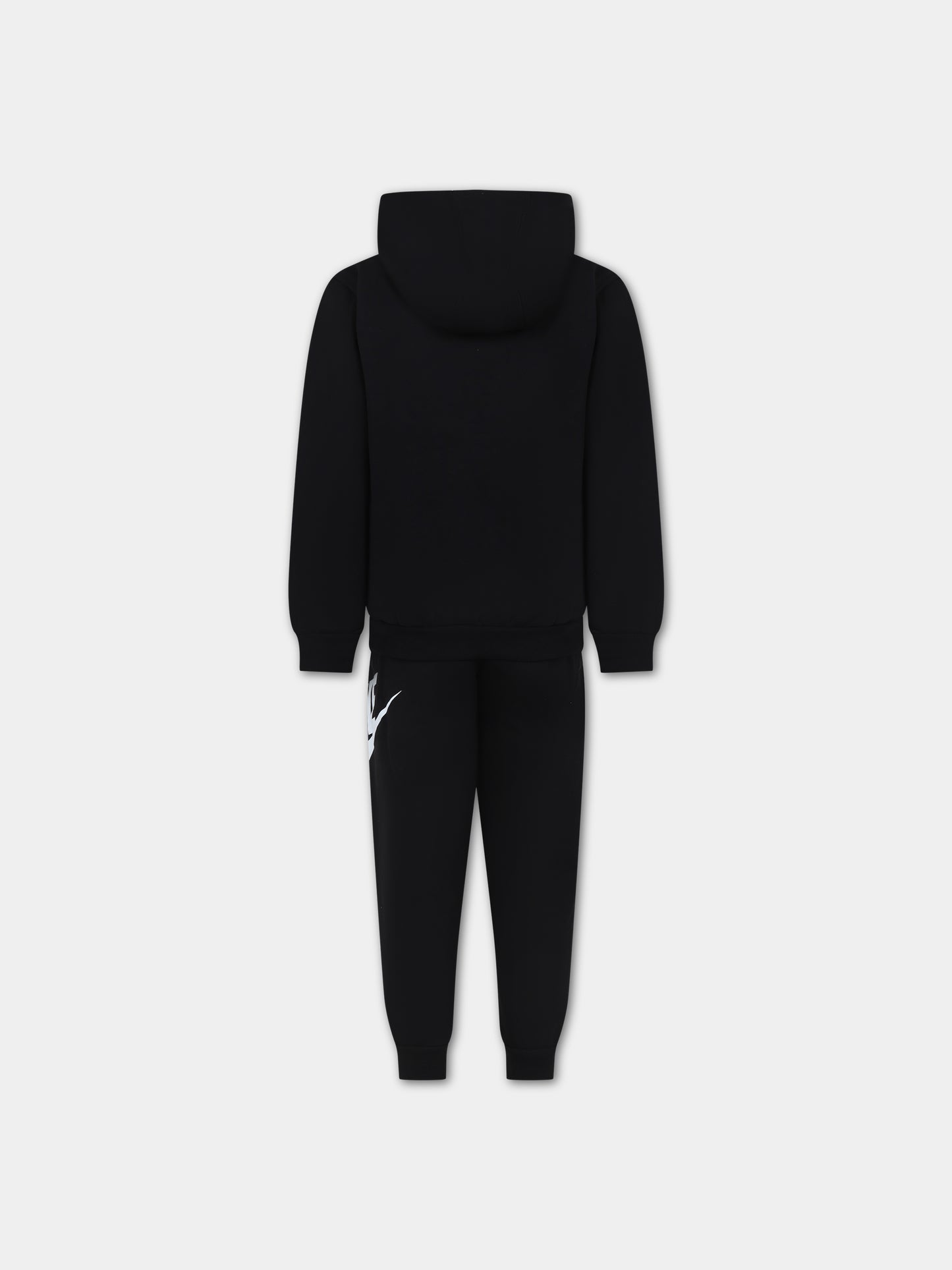 Completo nero per bambini con logo,Nike,86L135 023