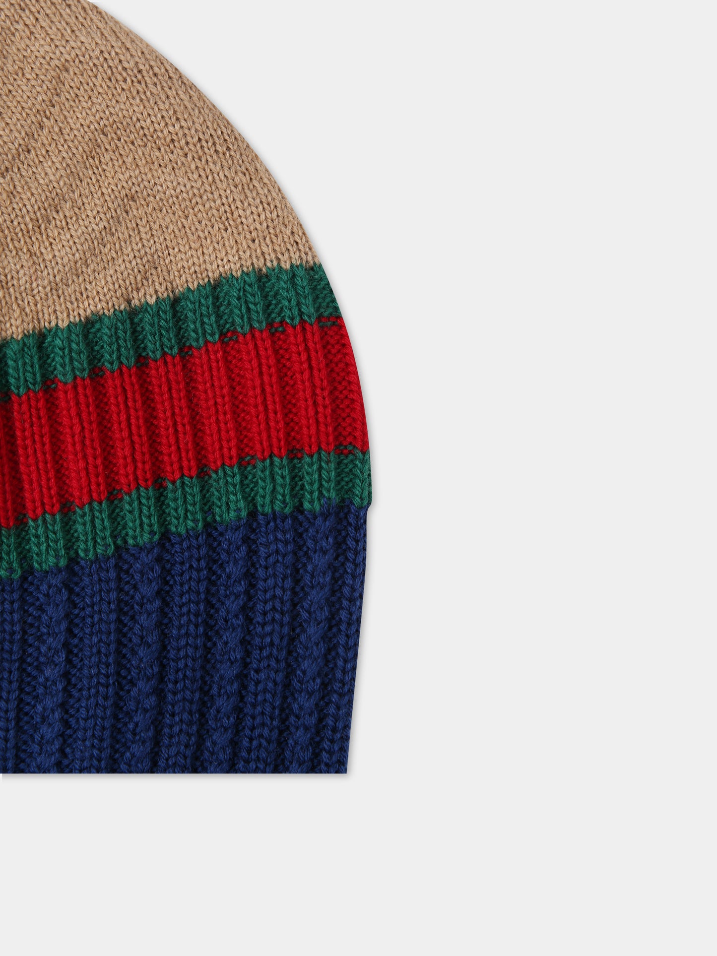 Cappello multicolor per bambini con nastro Web,Gucci Kids,747640 4K206 4179