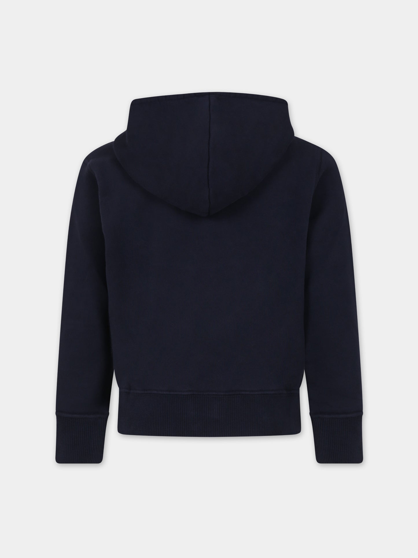 Felpa blu per bambino con logo,Bonpoint,W03BSWK00006 070