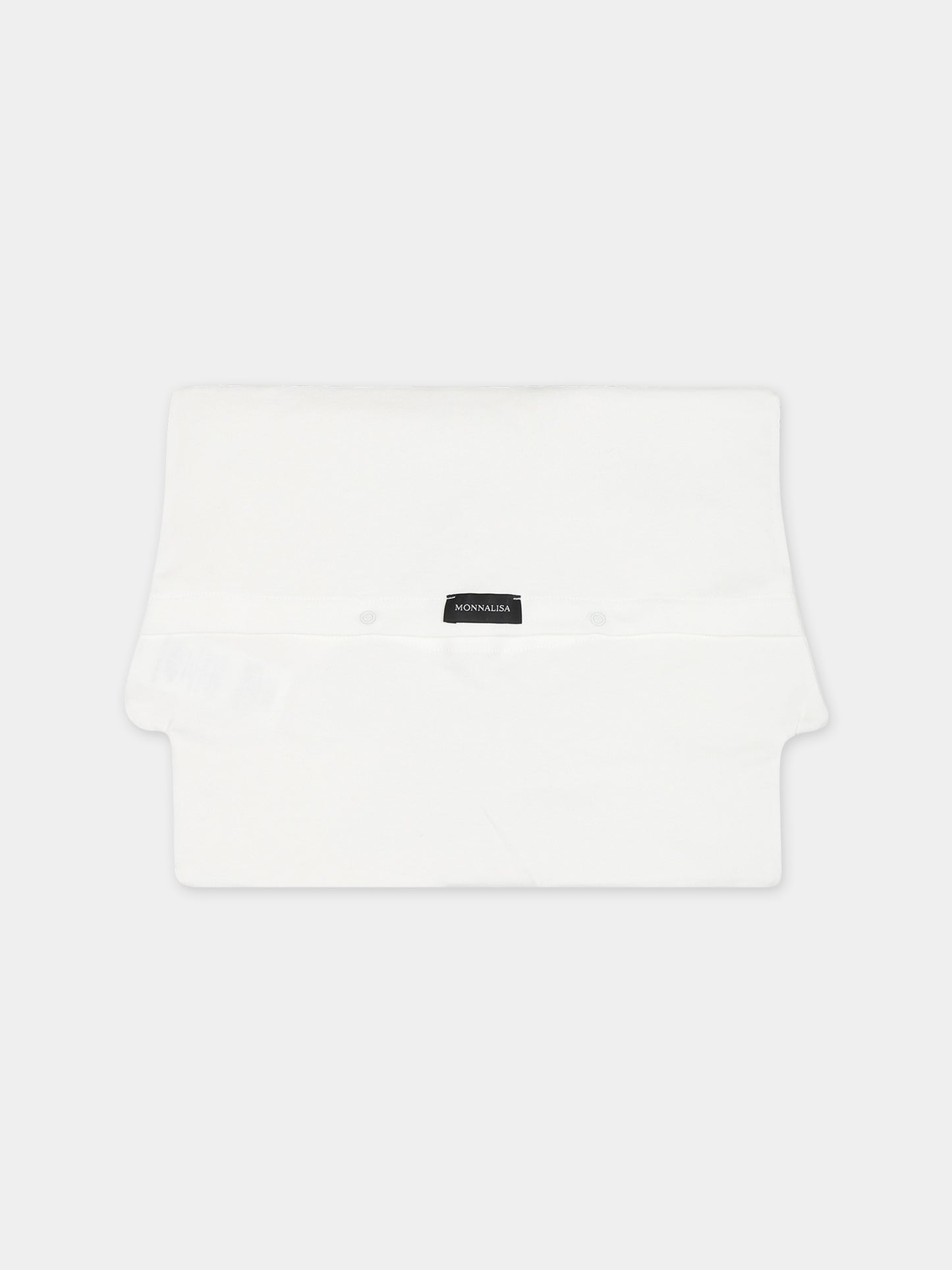 Set bianco per neonati con stampa Snoopy,Monnalisa,22B508 2004 0001