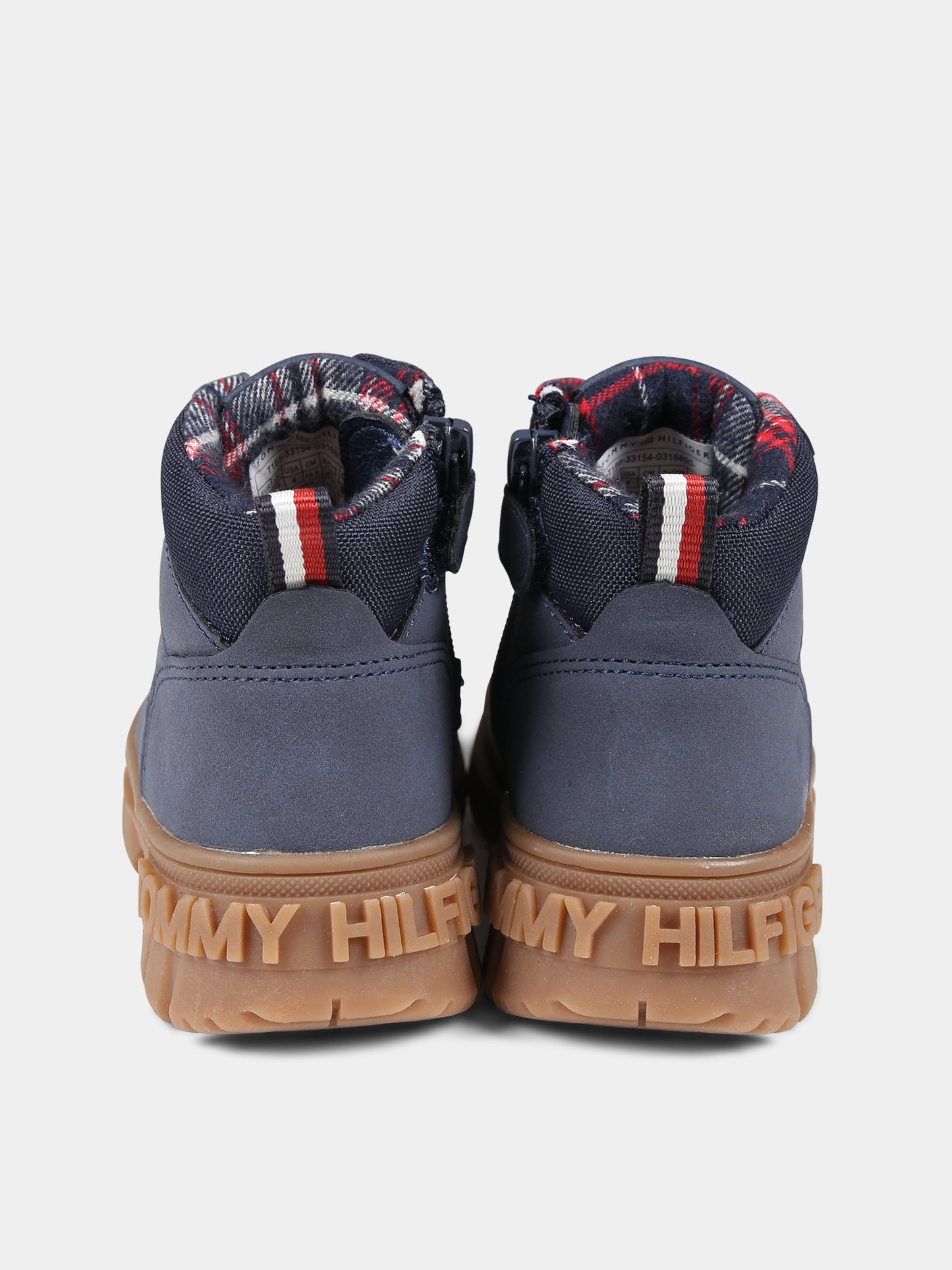 Stivaletti blu per bambino con logo,Tommy Hilfiger Junior,T1B5 33154 0316800